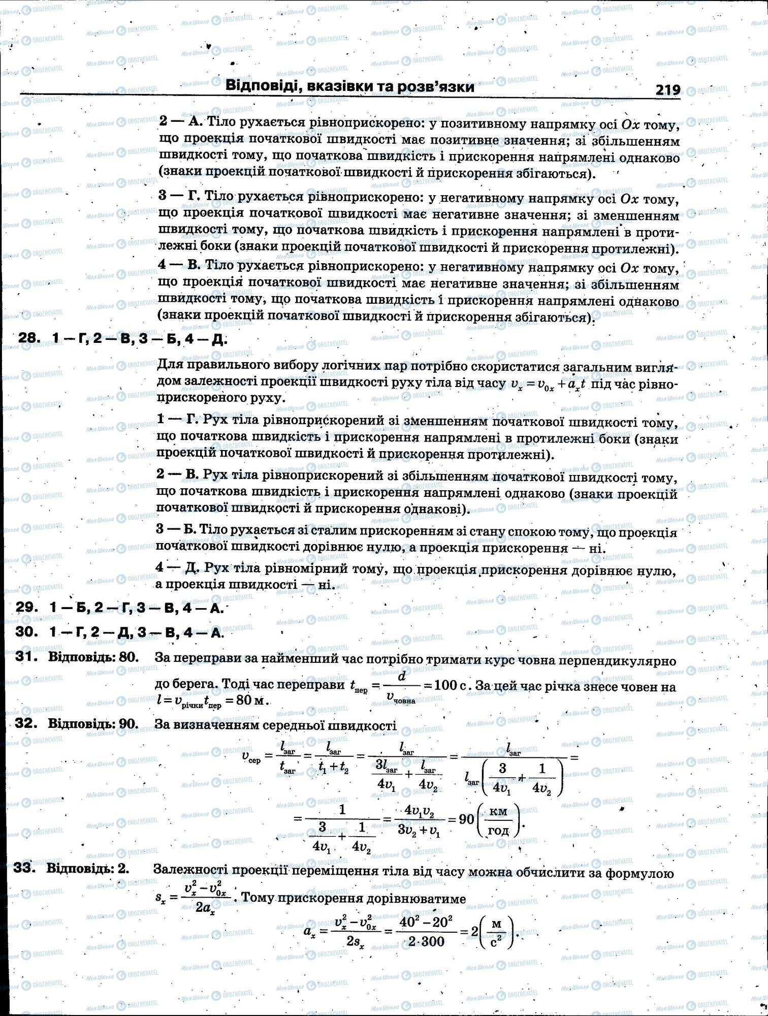 ЗНО Физика 11 класс страница 219