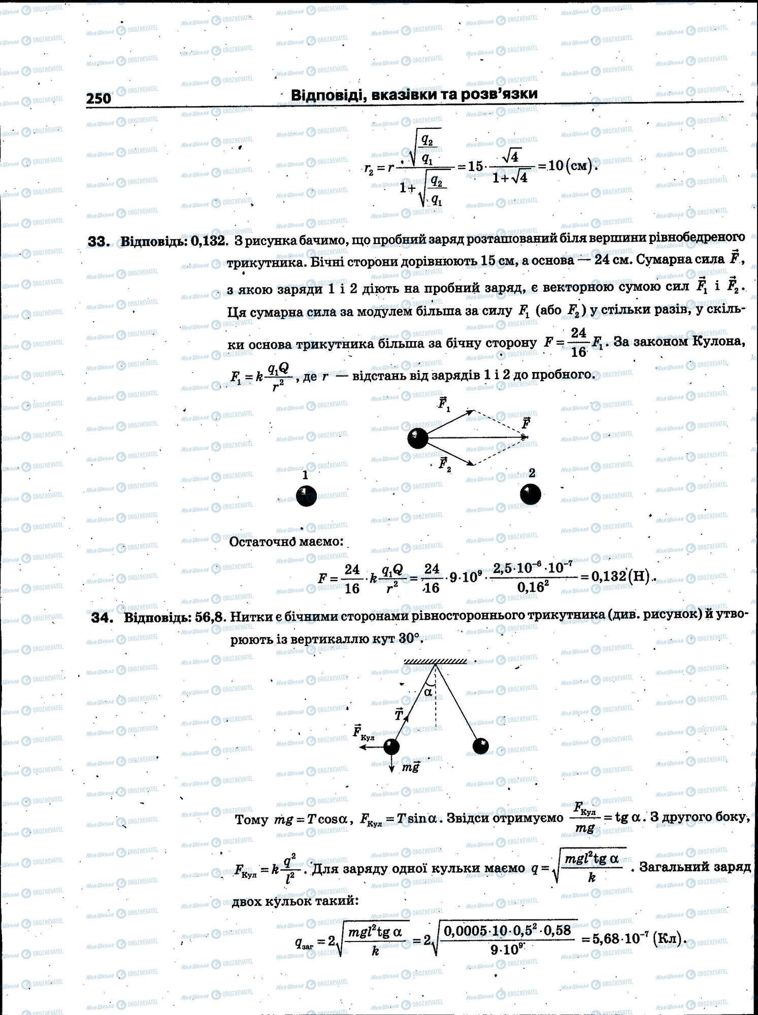 ЗНО Физика 11 класс страница 250