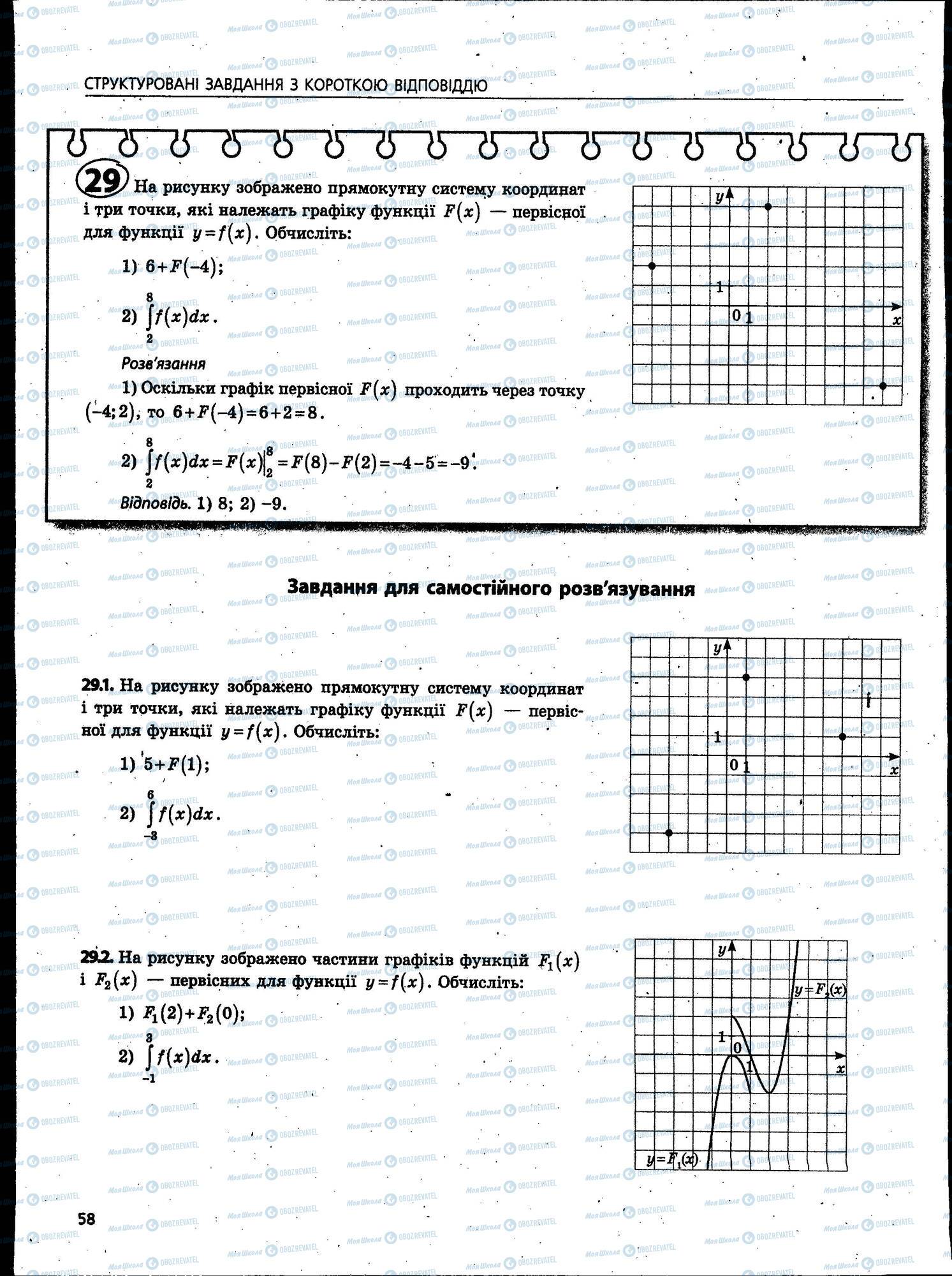 ЗНО Математика 11 класс страница 058