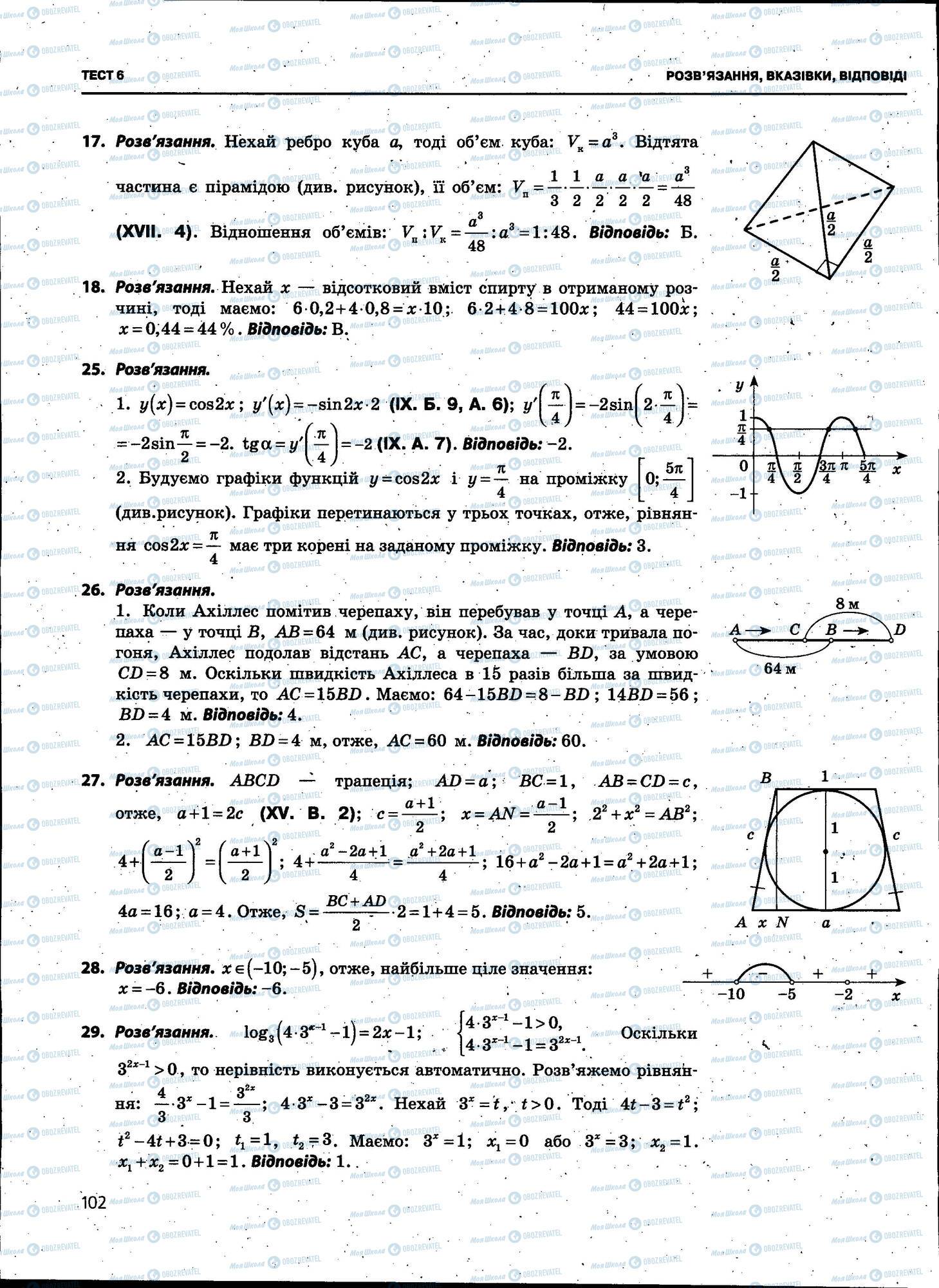 ЗНО Математика 11 класс страница 102