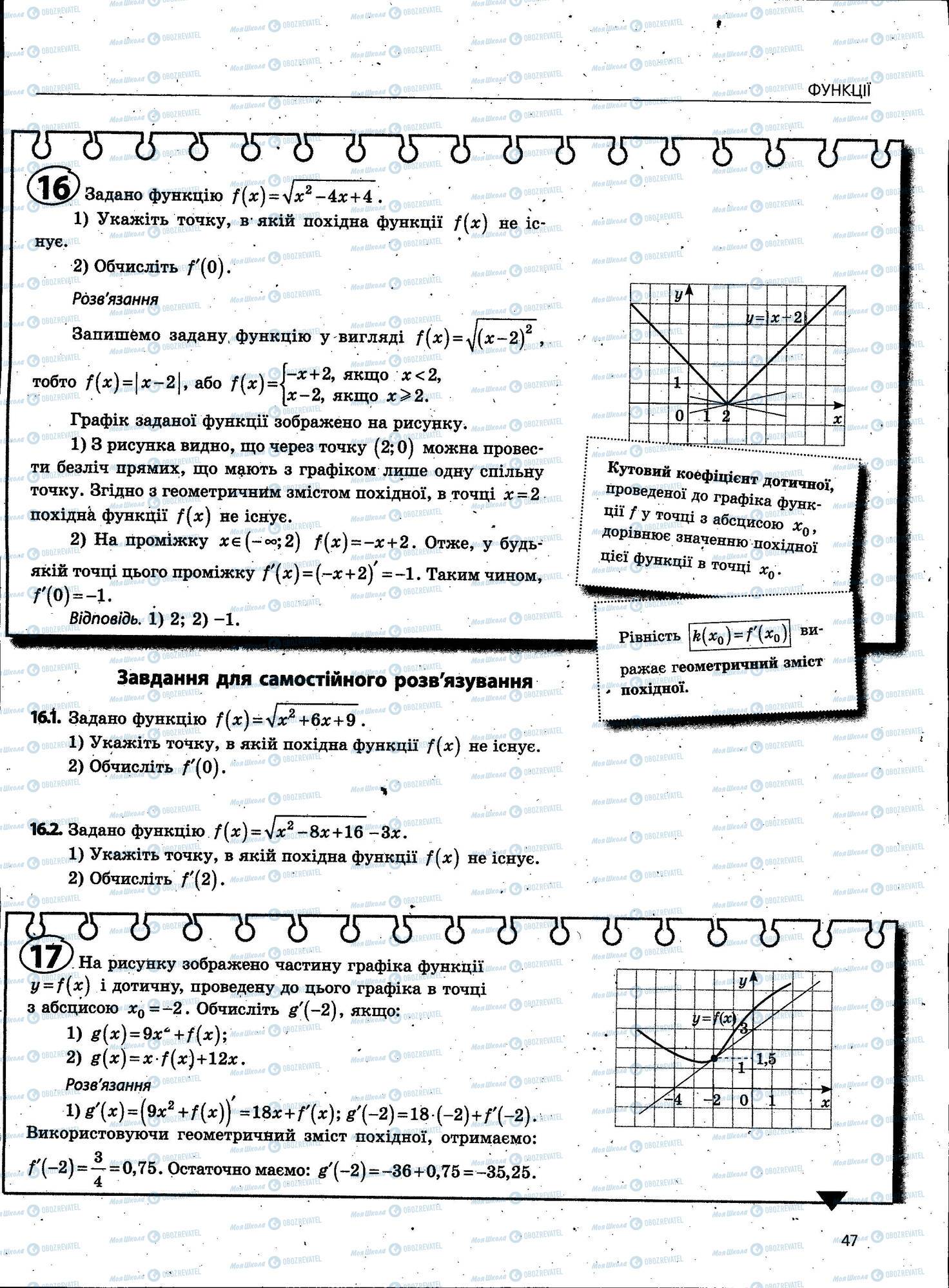 ЗНО Математика 11 клас сторінка 047