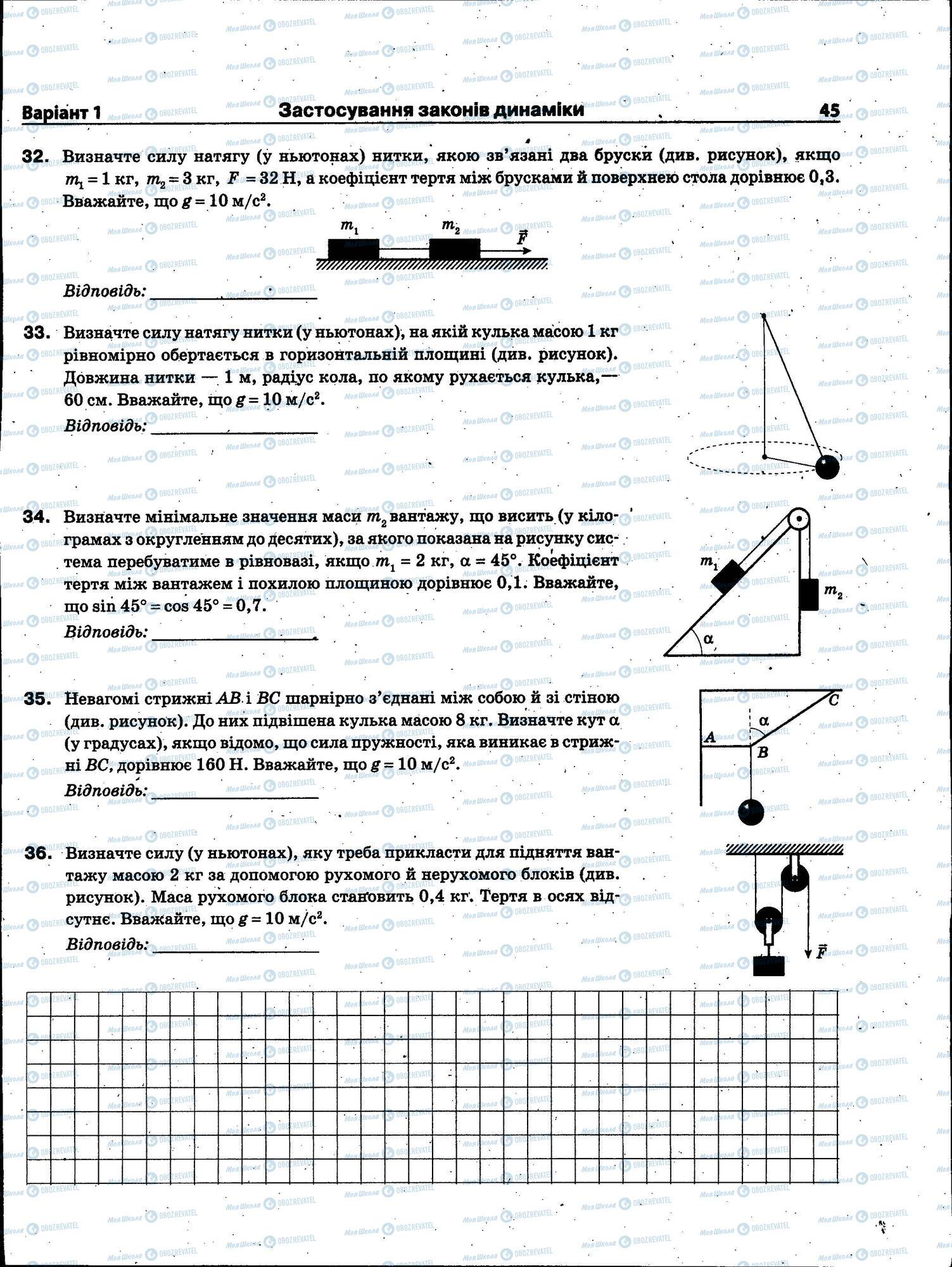 ЗНО Фізика 11 клас сторінка 045