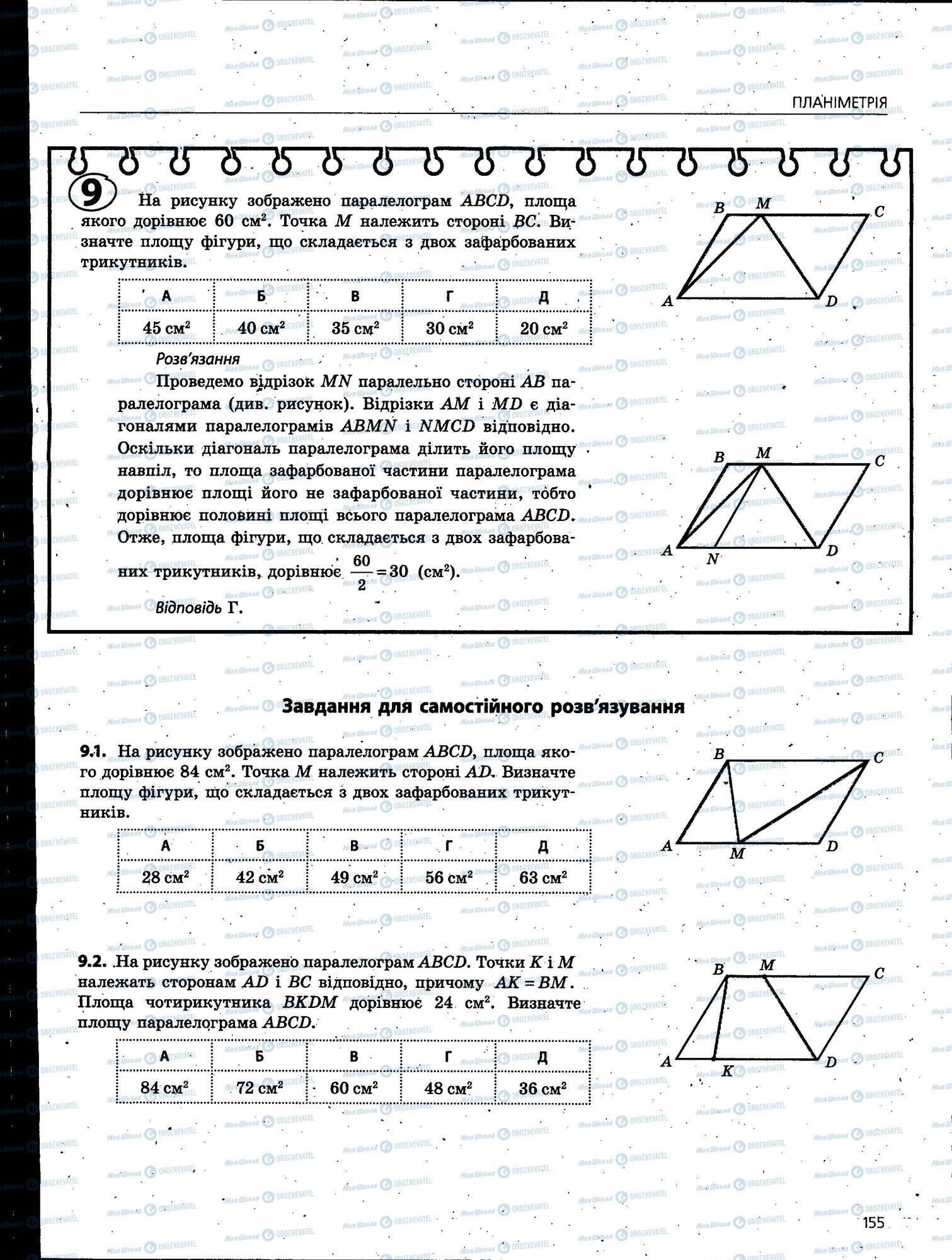 ЗНО Математика 11 класс страница 155