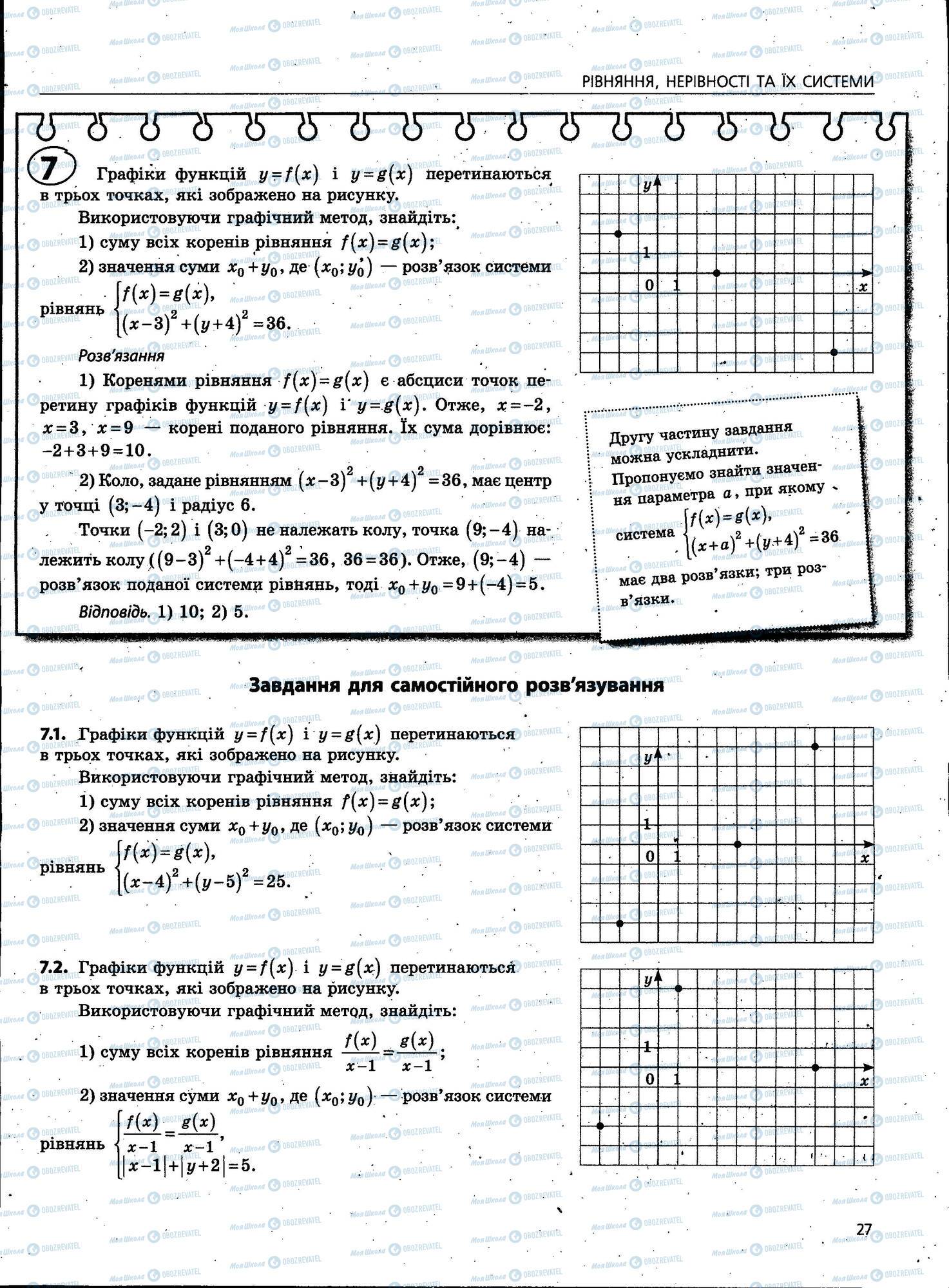 ЗНО Математика 11 класс страница 027