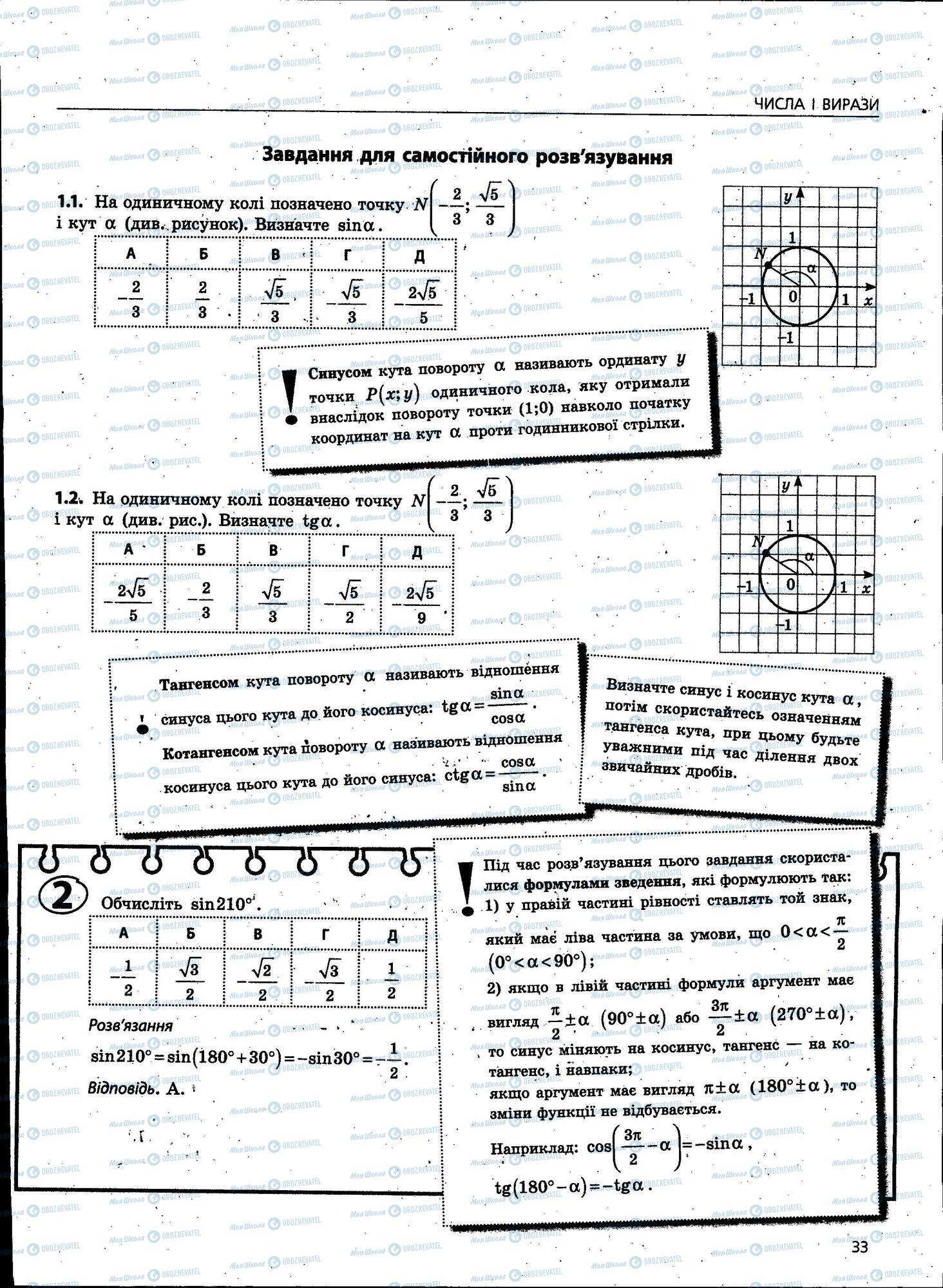 ЗНО Математика 11 класс страница 033