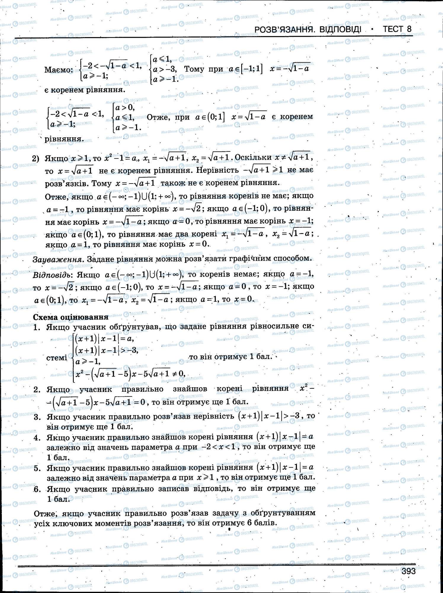 ЗНО Математика 11 класс страница 393