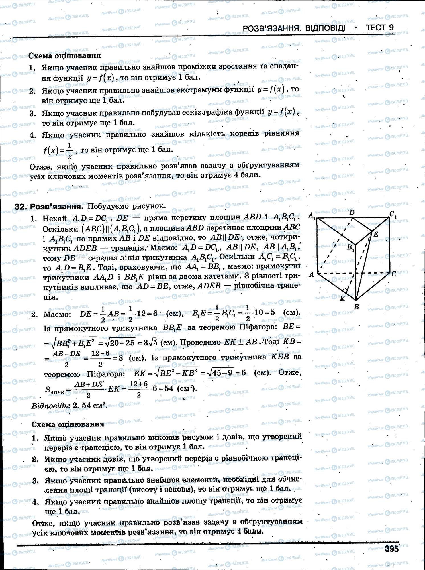 ЗНО Математика 11 клас сторінка 395