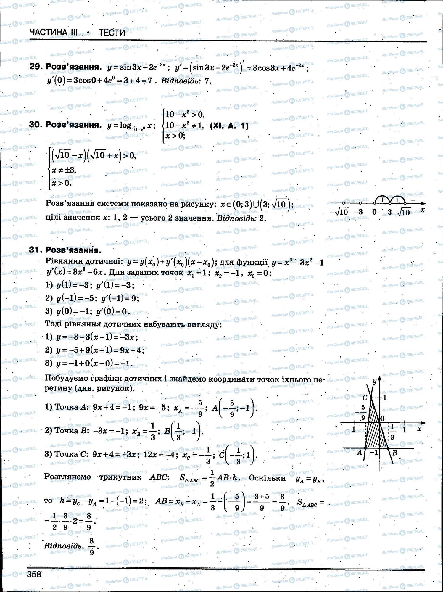 ЗНО Математика 11 класс страница 358