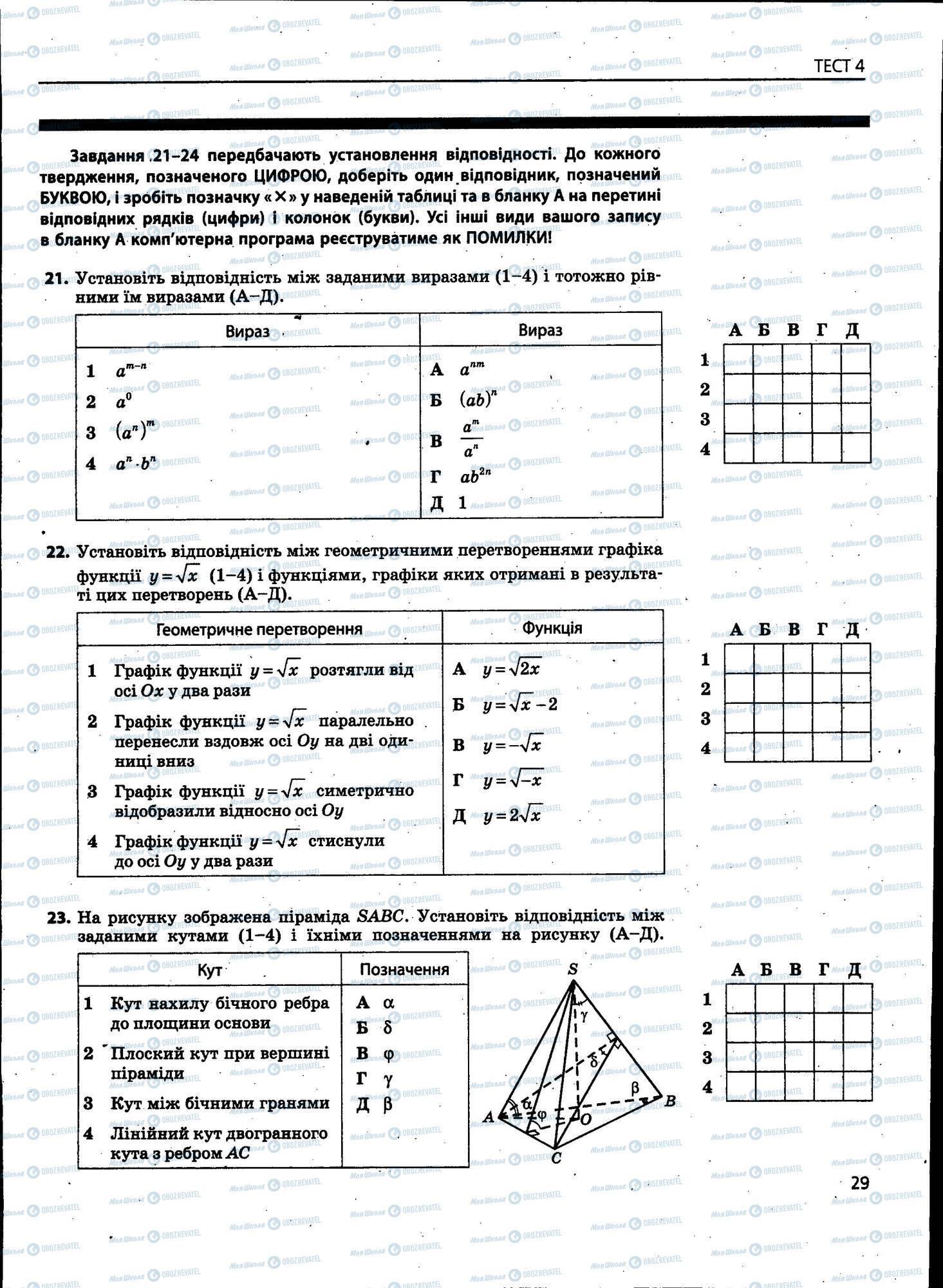 ЗНО Математика 11 класс страница 029