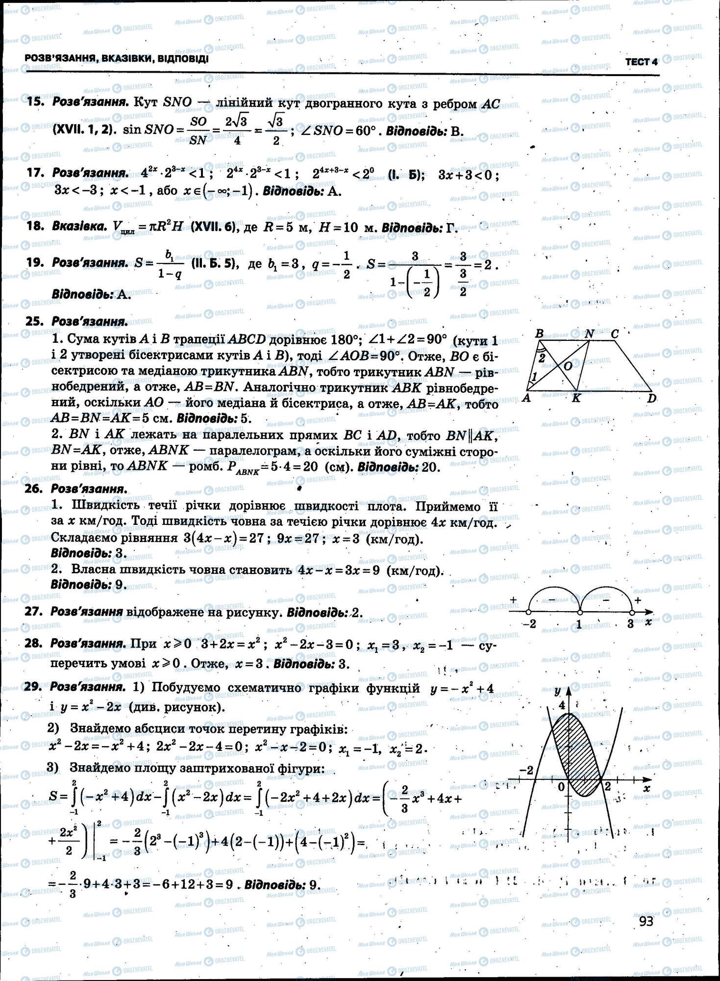 ЗНО Математика 11 класс страница 093