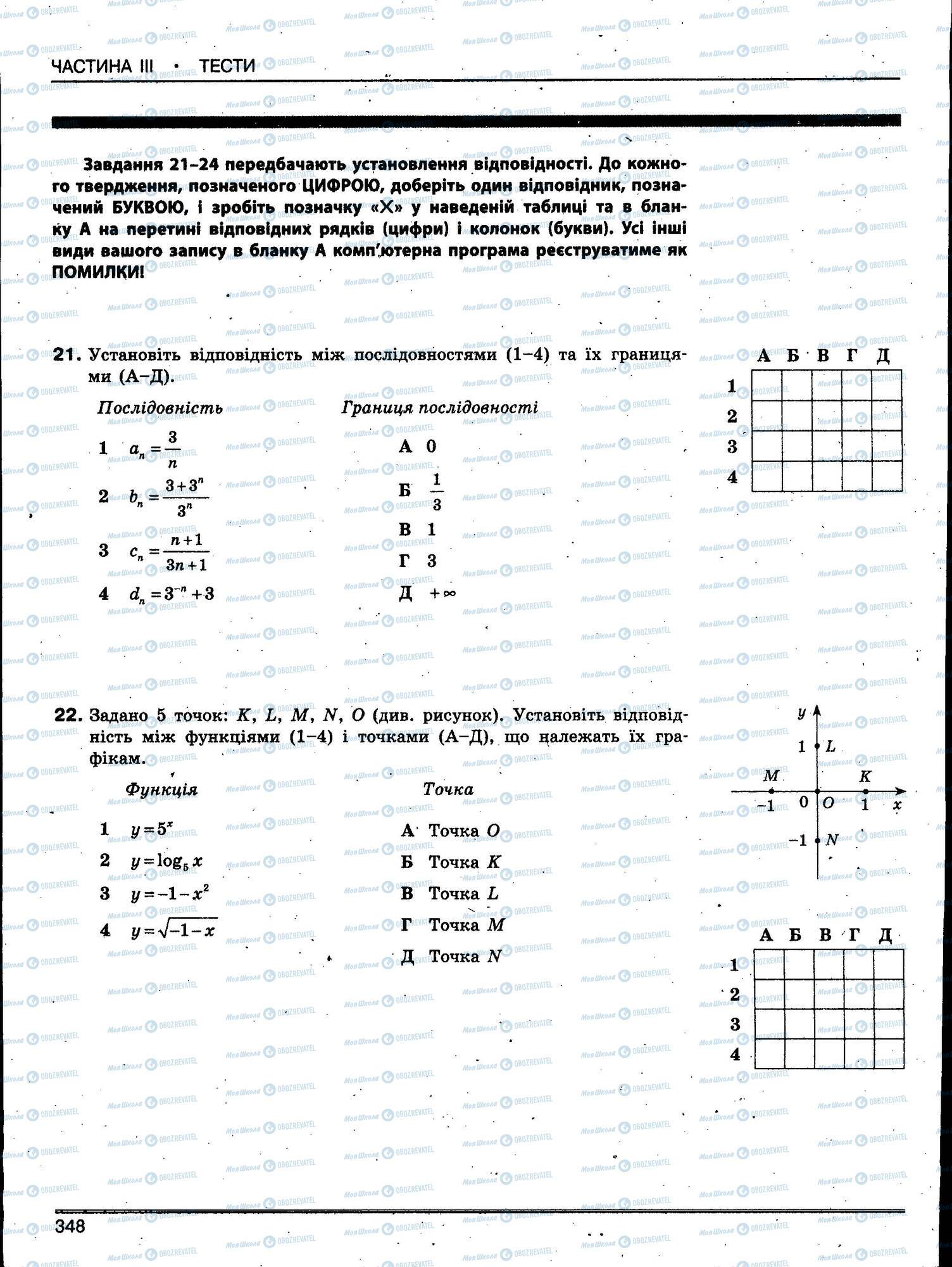 ЗНО Математика 11 класс страница 348