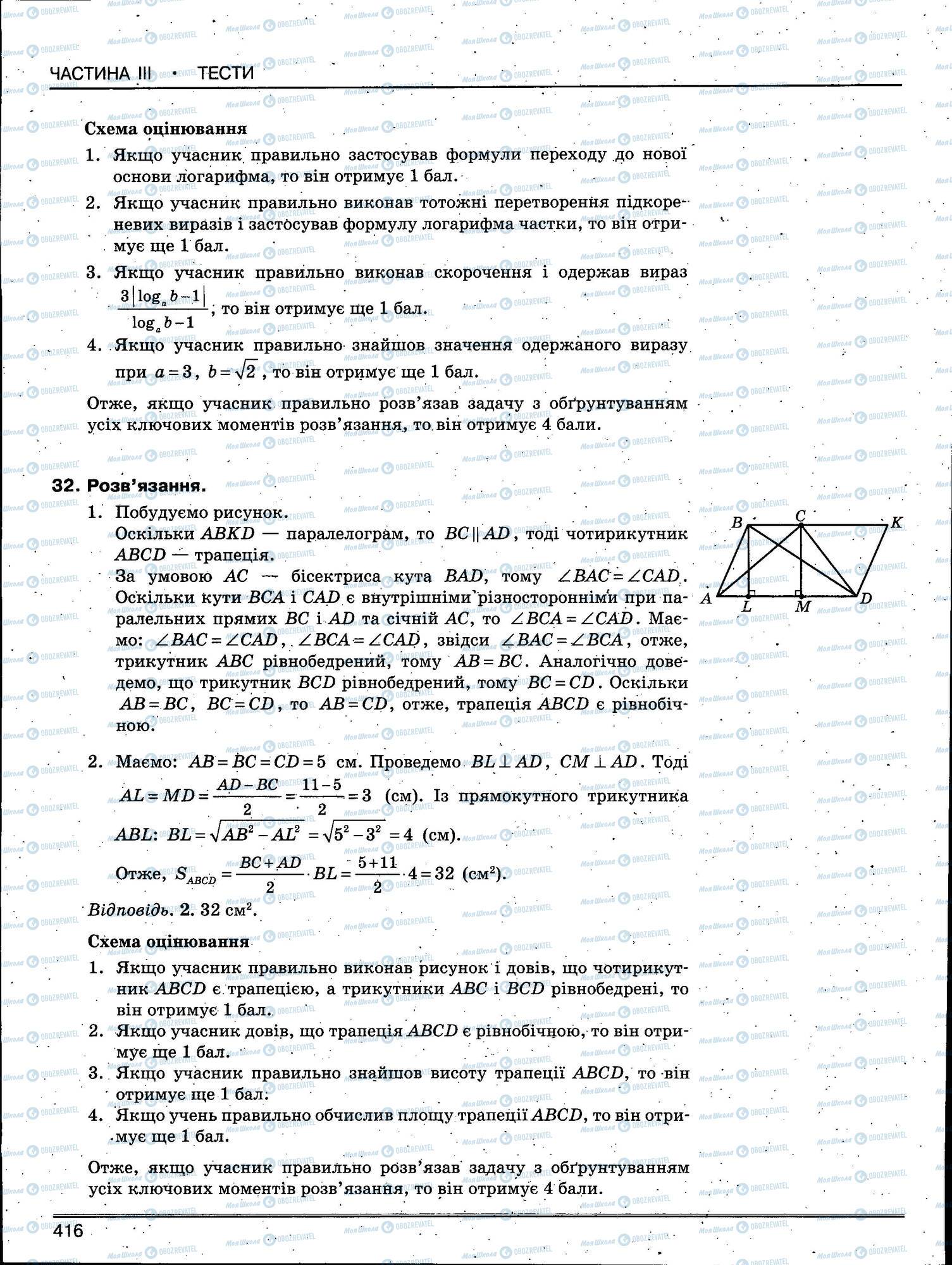 ЗНО Математика 11 клас сторінка 416