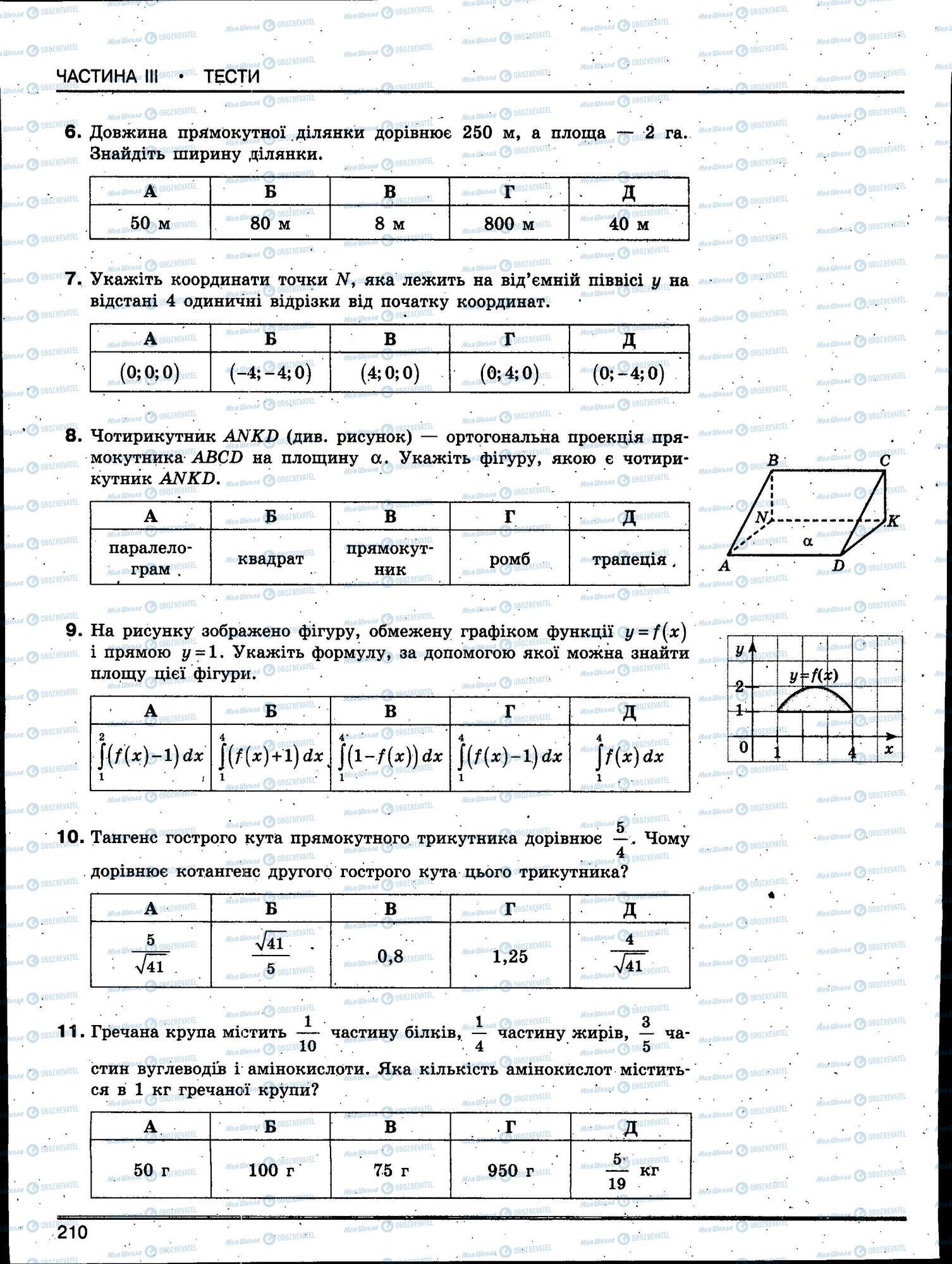 ЗНО Математика 11 клас сторінка 210