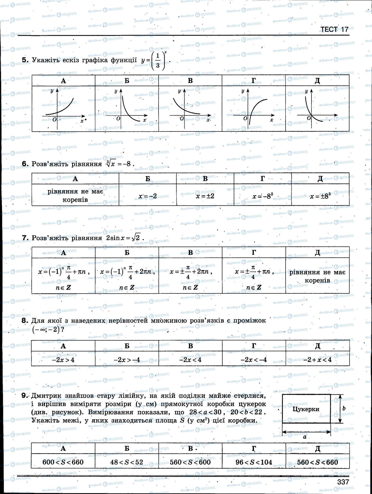 ЗНО Математика 11 класс страница 337