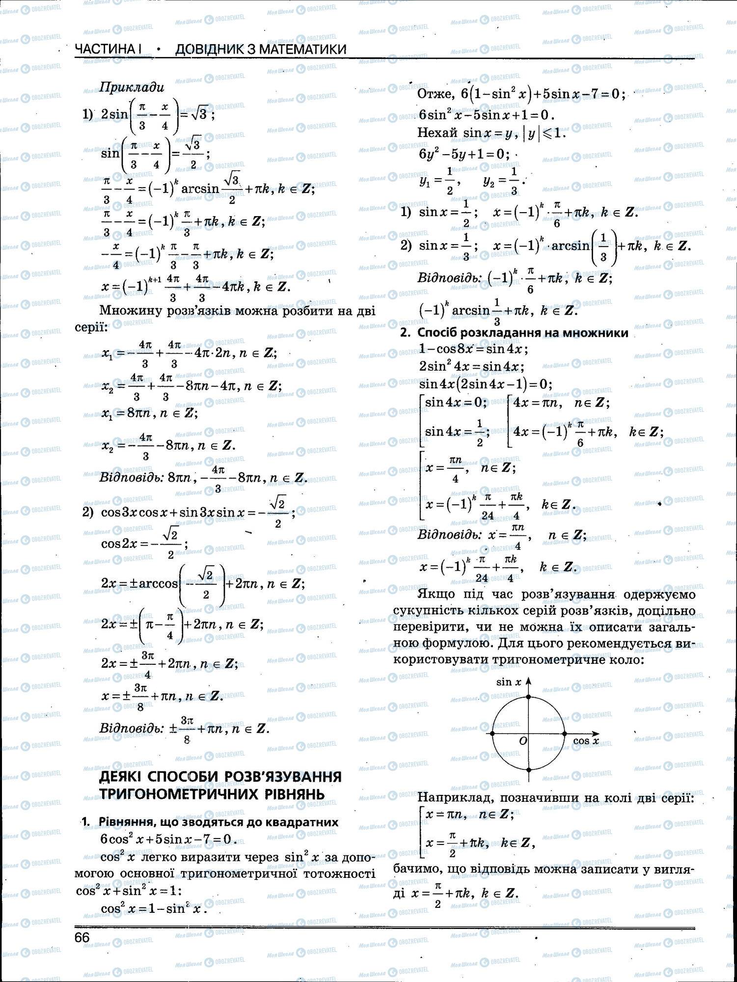 ЗНО Математика 11 класс страница 066