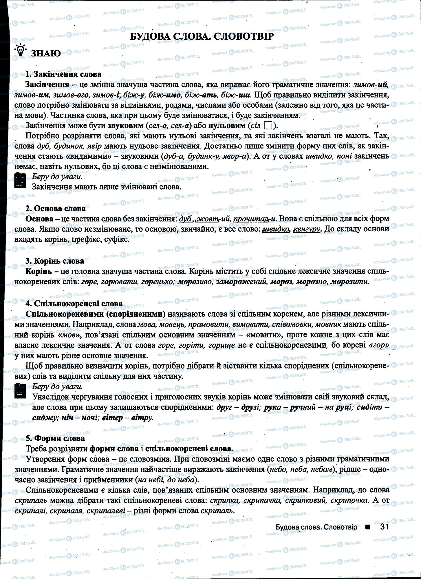 ДПА Українська мова 11 клас сторінка 031