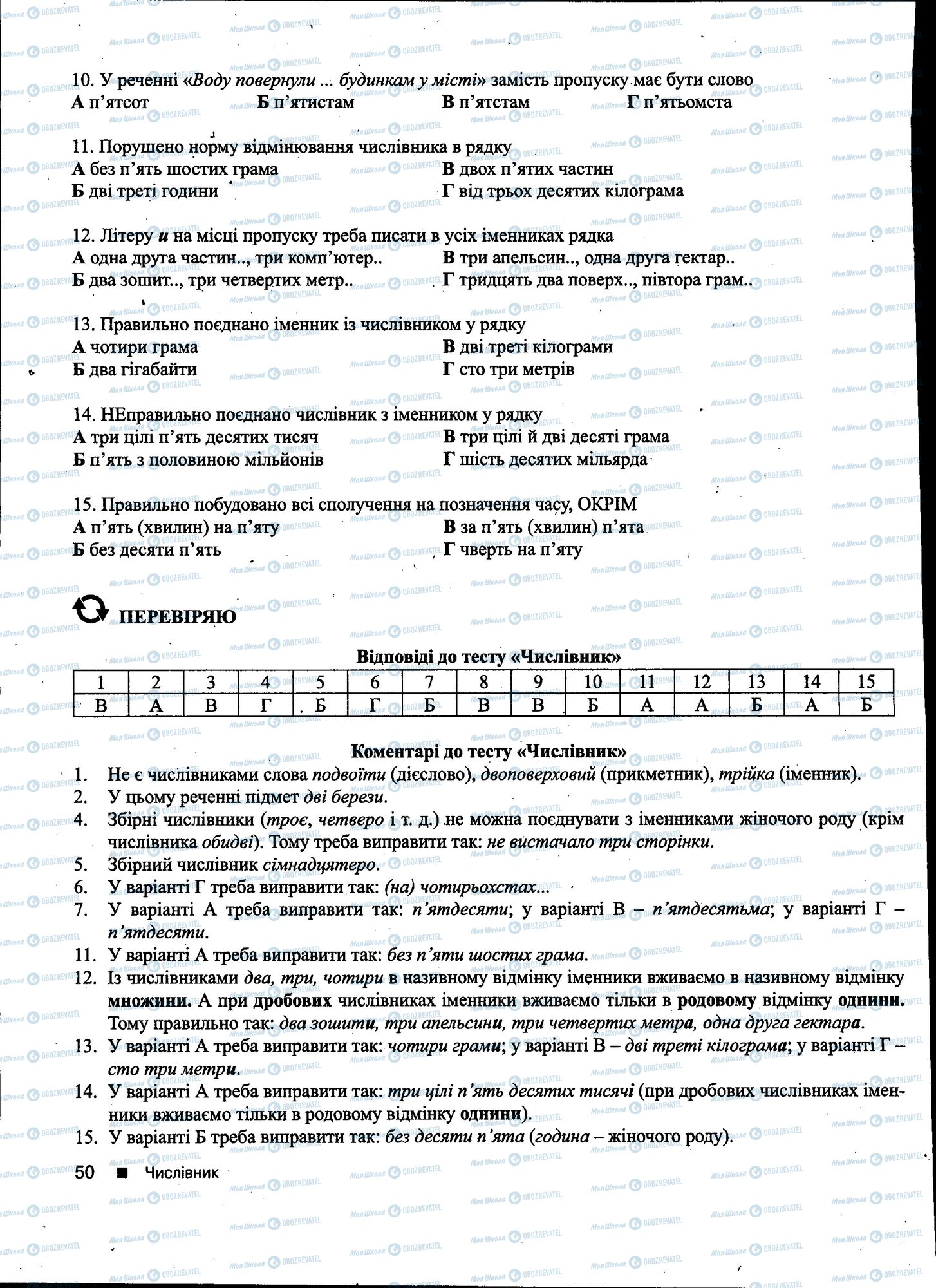 ДПА Укр мова 11 класс страница 050