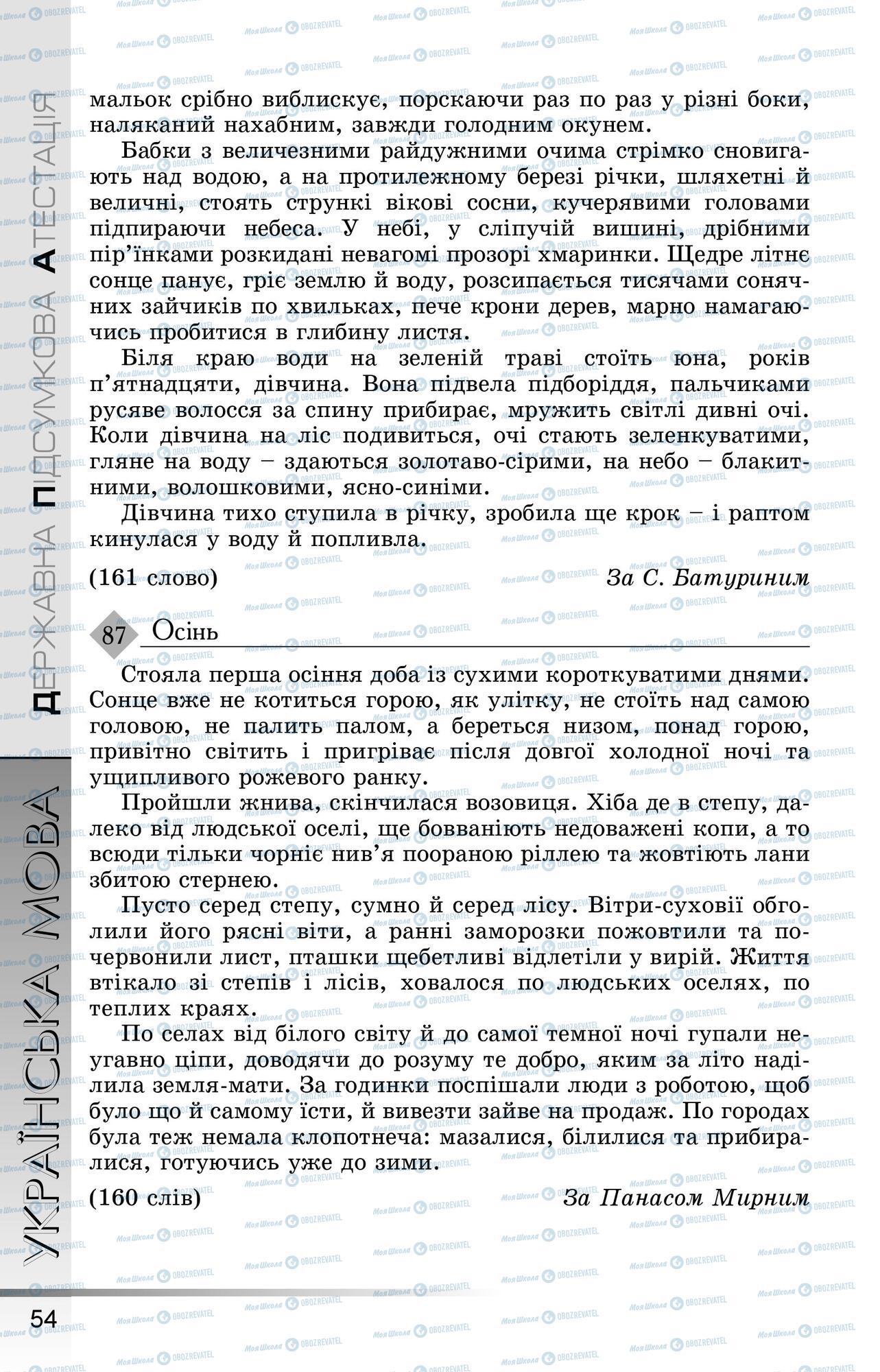 ДПА Українська мова 9 клас сторінка 0055