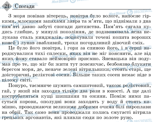 ДПА Українська мова 9 клас сторінка 21