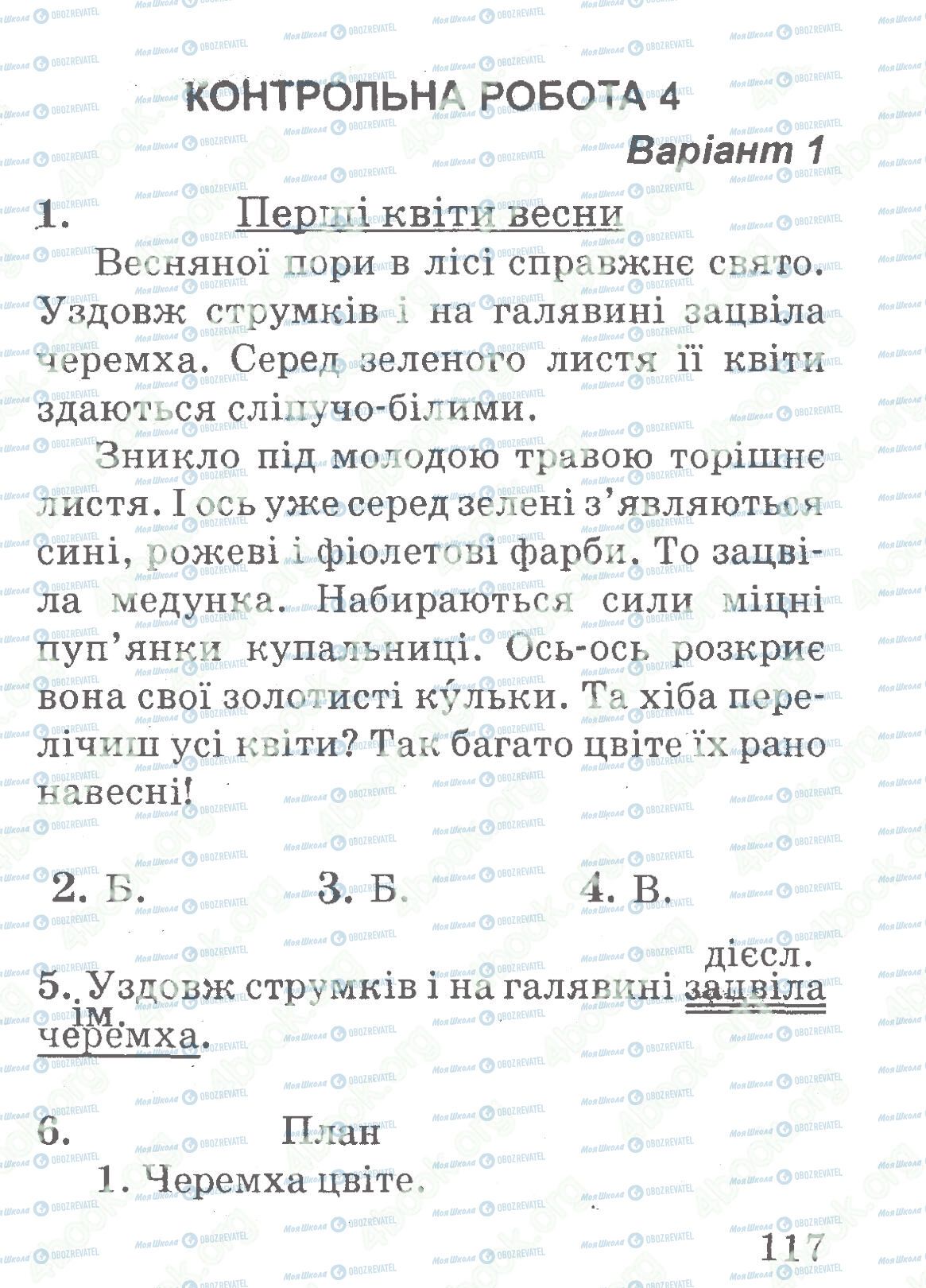 ДПА Укр мова 4 класс страница 117