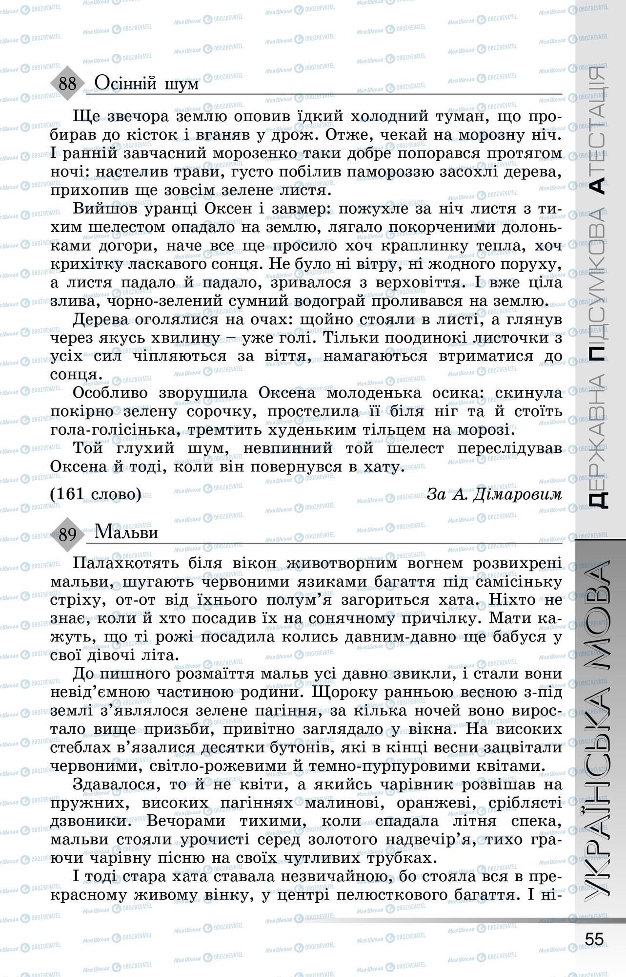 ДПА Українська мова 9 клас сторінка 0056