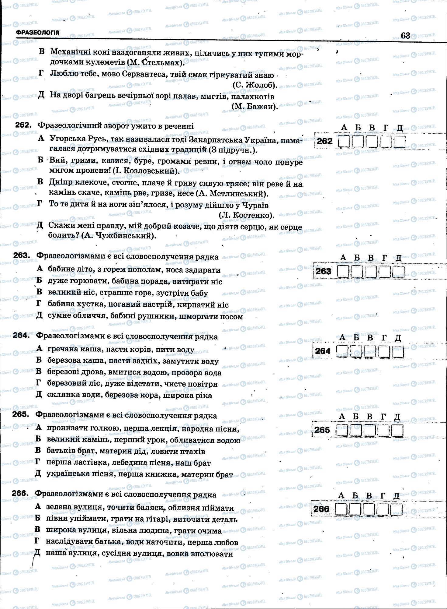 ЗНО Укр мова 11 класс страница 061