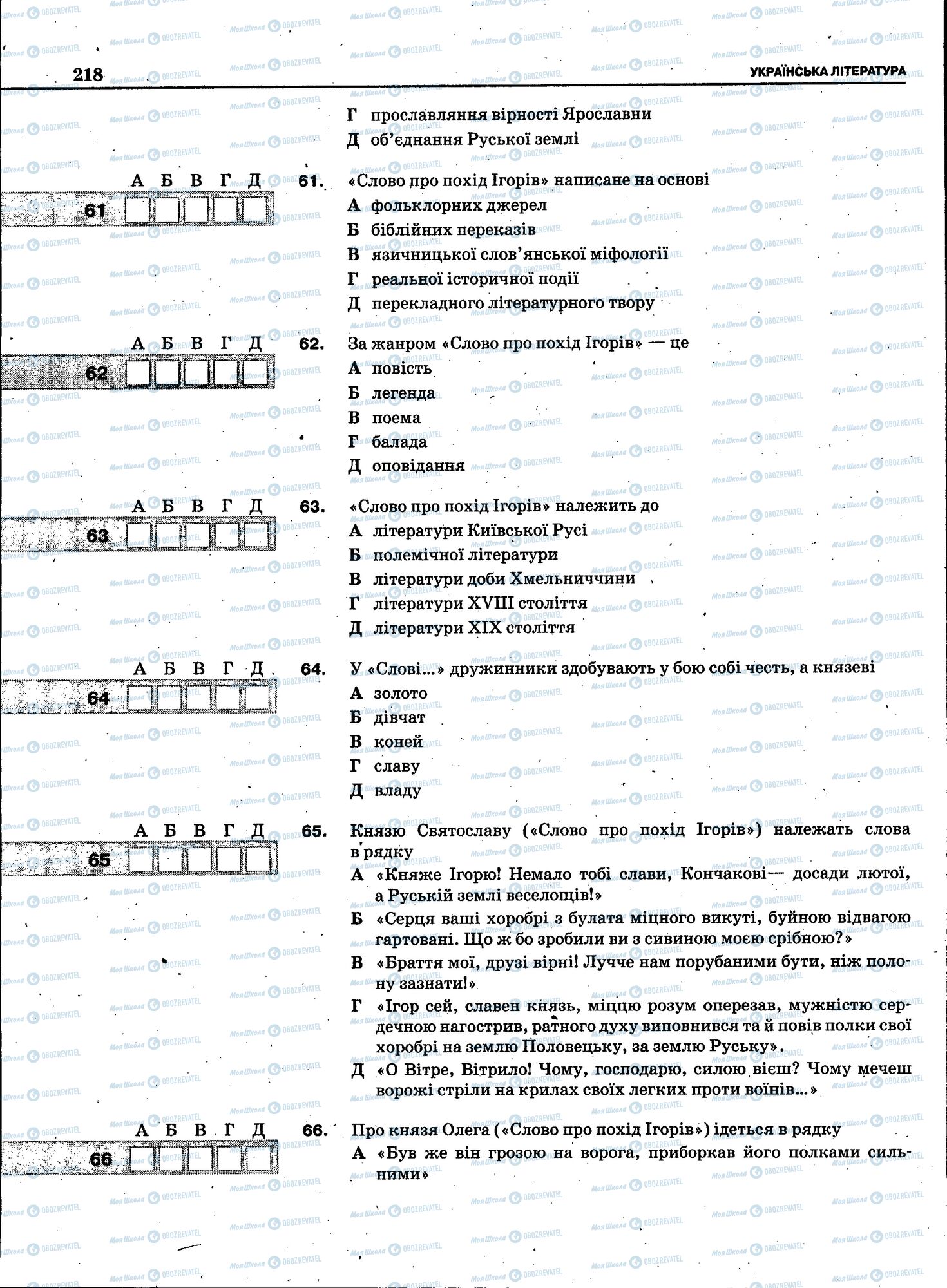 ЗНО Укр мова 11 класс страница 216