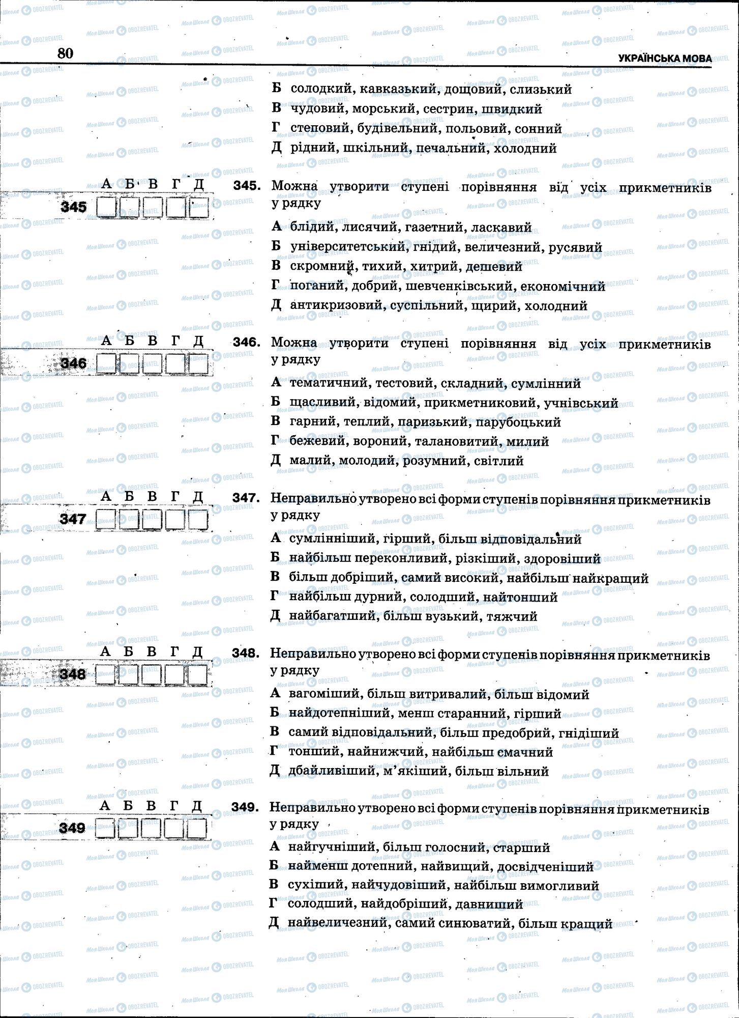 ЗНО Укр мова 11 класс страница 078
