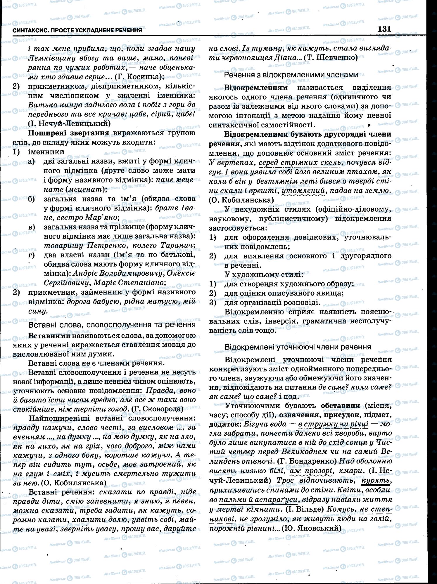 ЗНО Українська мова 11 клас сторінка 129