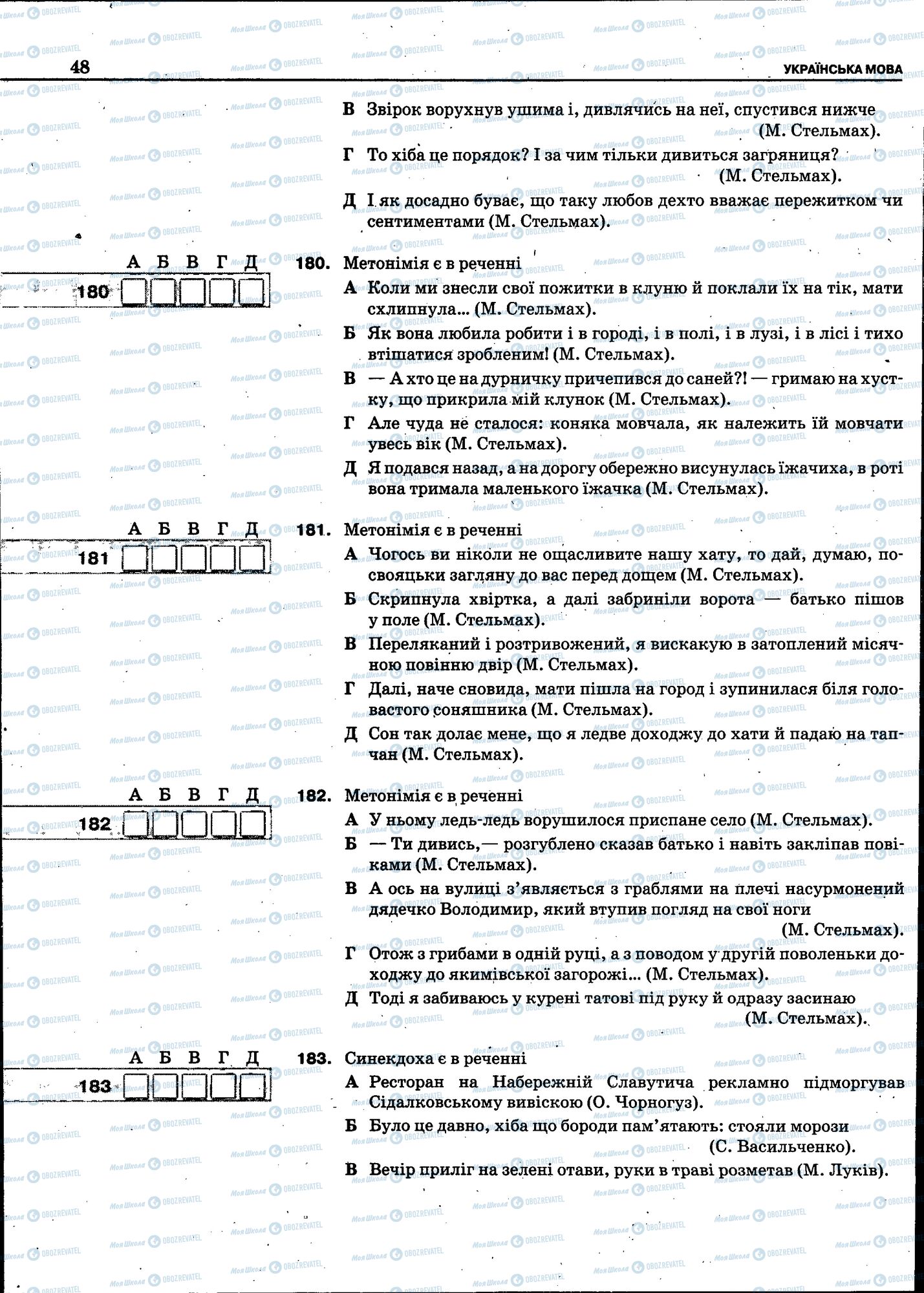 ЗНО Укр мова 11 класс страница 046