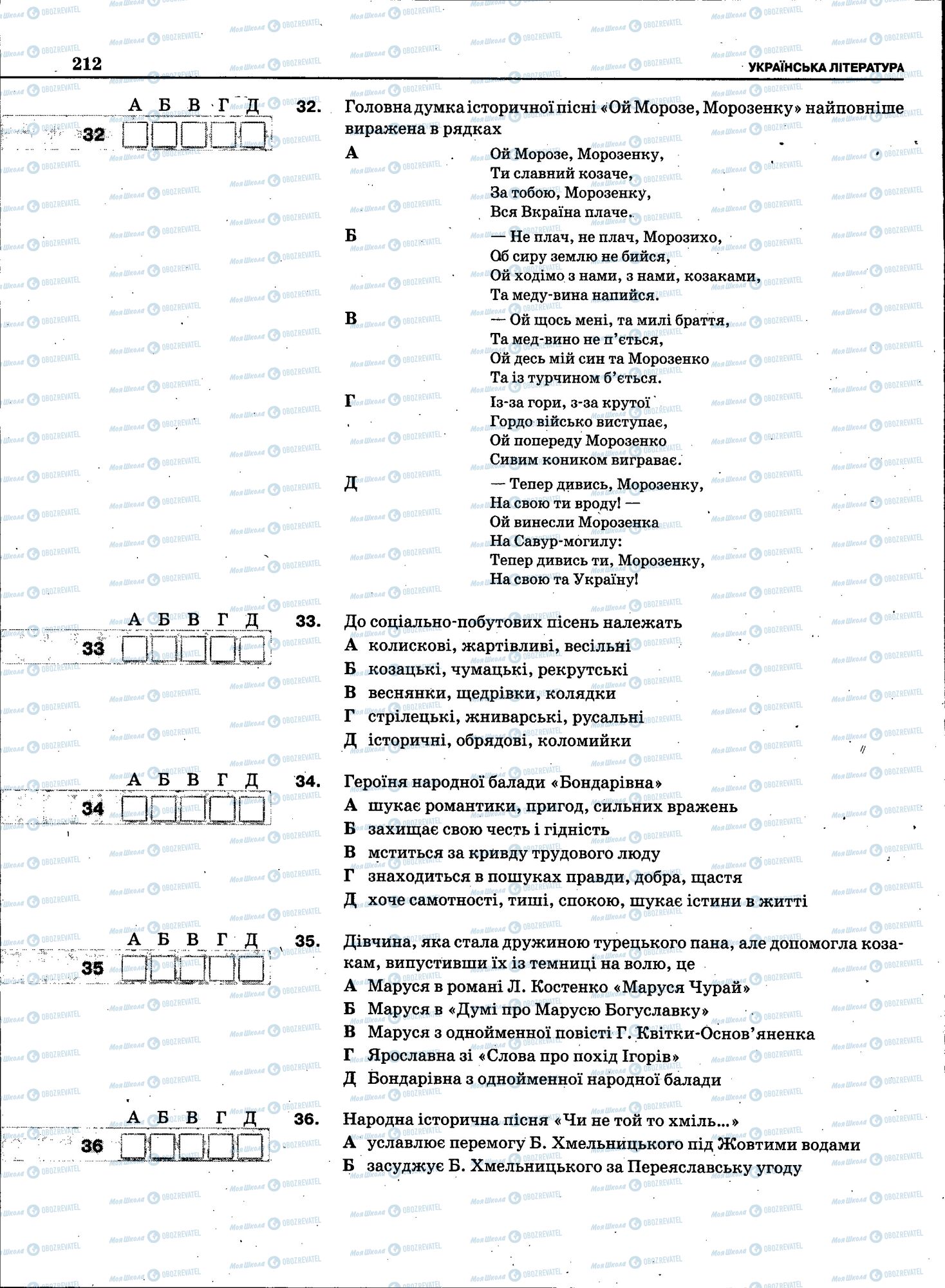 ЗНО Укр мова 11 класс страница 210