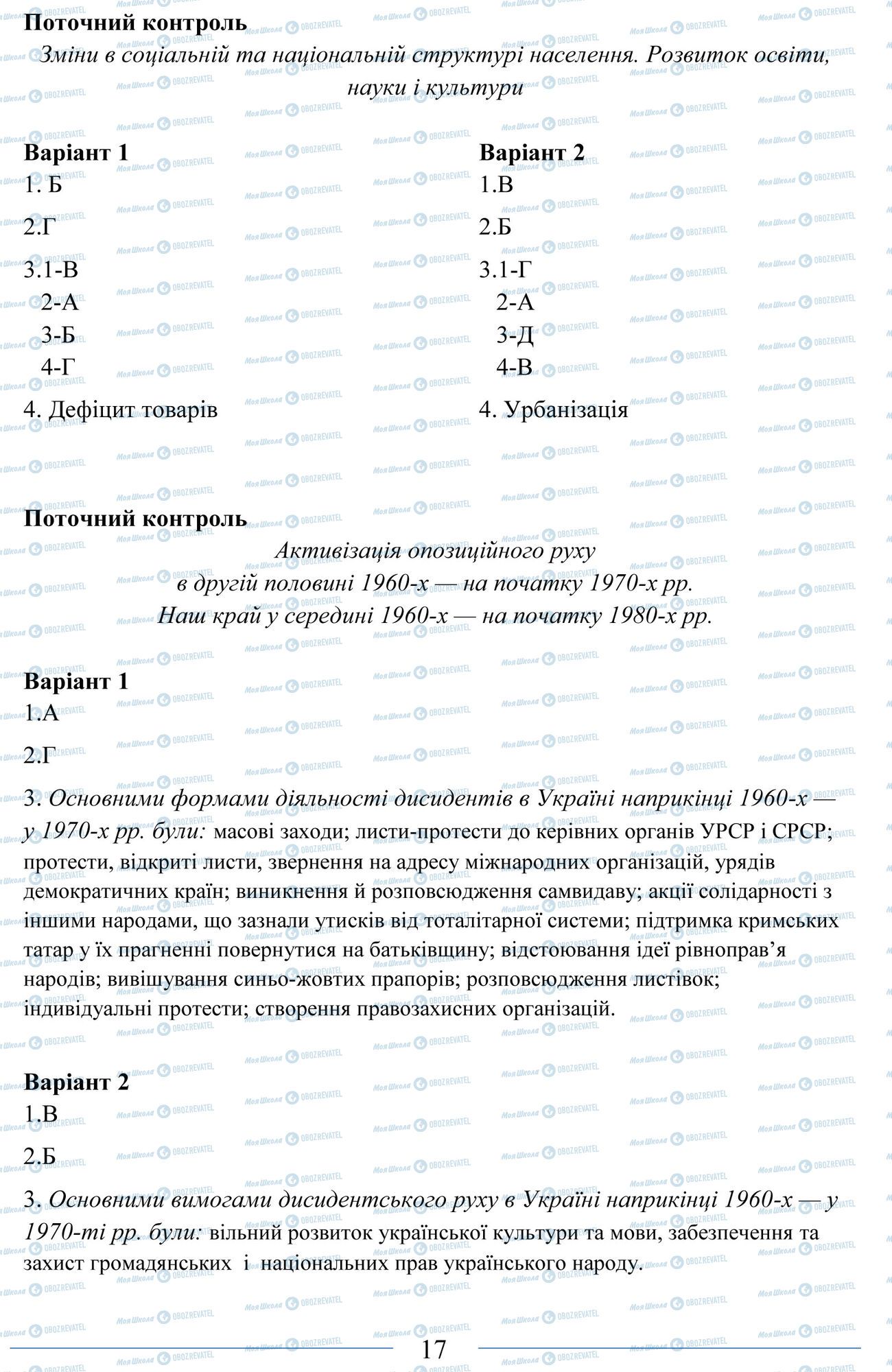 ЗНО Історія України 11 клас сторінка 17