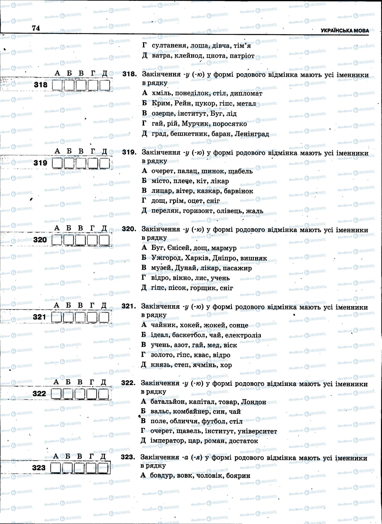 ЗНО Укр мова 11 класс страница 072