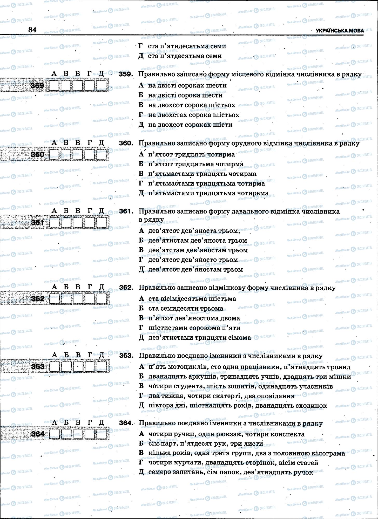 ЗНО Укр мова 11 класс страница 082