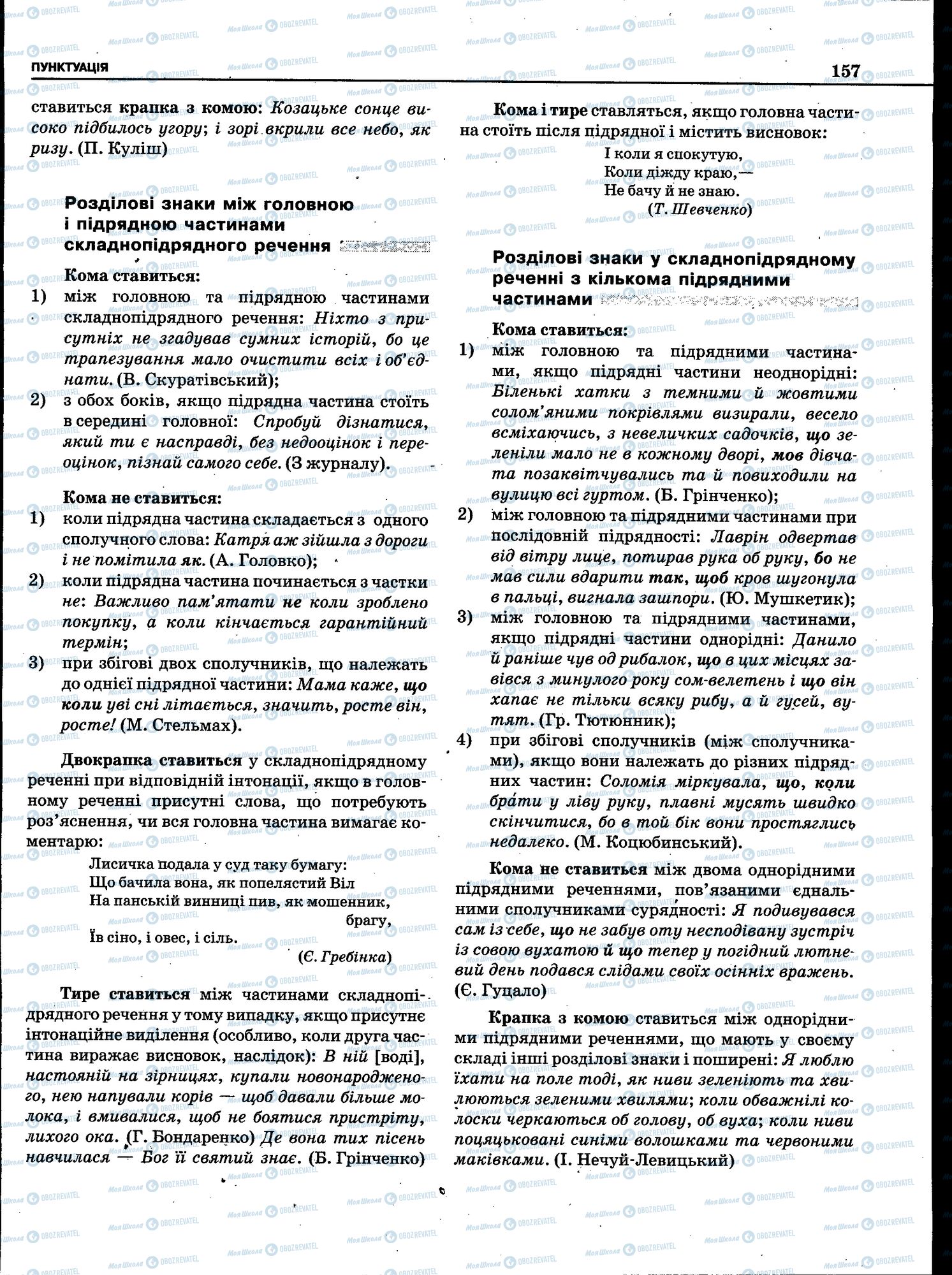ЗНО Укр мова 11 класс страница 155