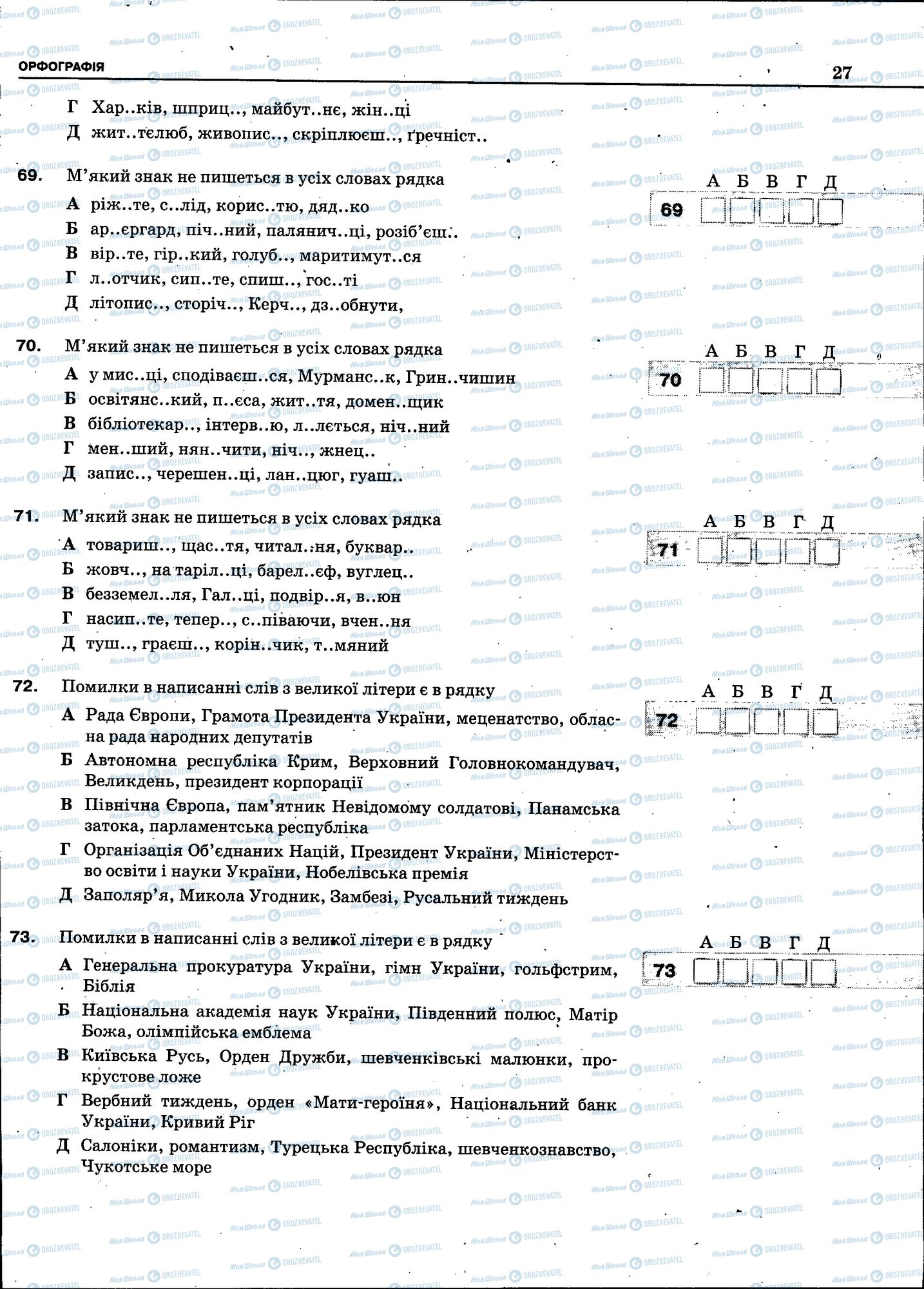 ЗНО Українська мова 11 клас сторінка 025