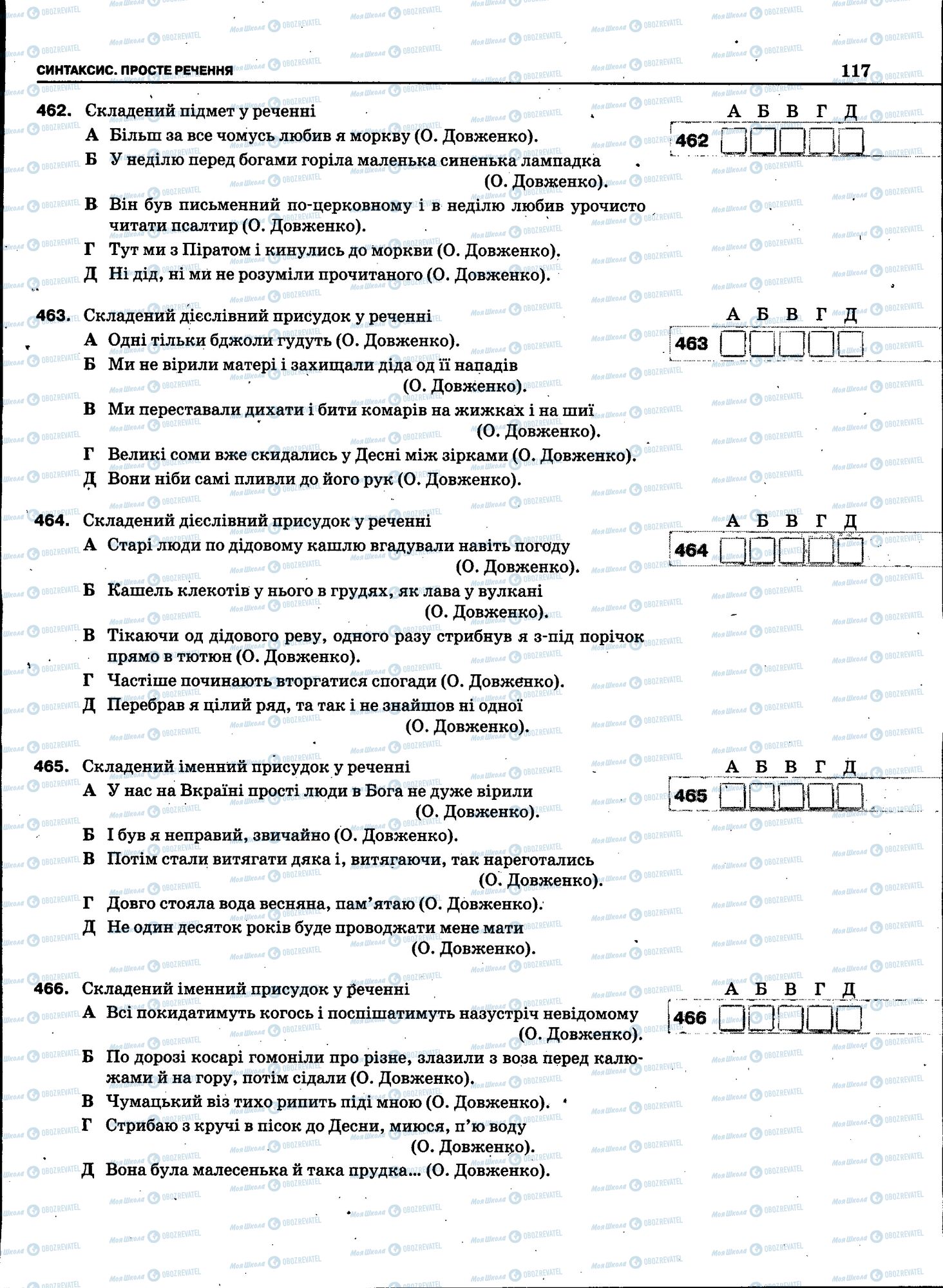 ЗНО Укр мова 11 класс страница 115