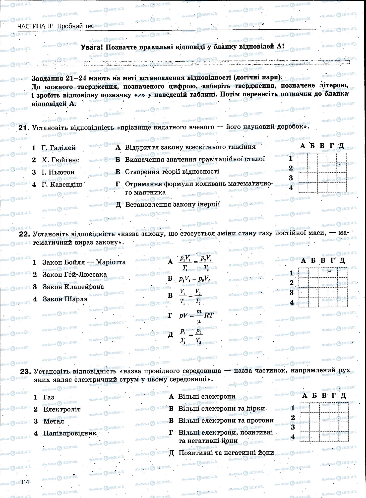 ЗНО Физика 11 класс страница 314