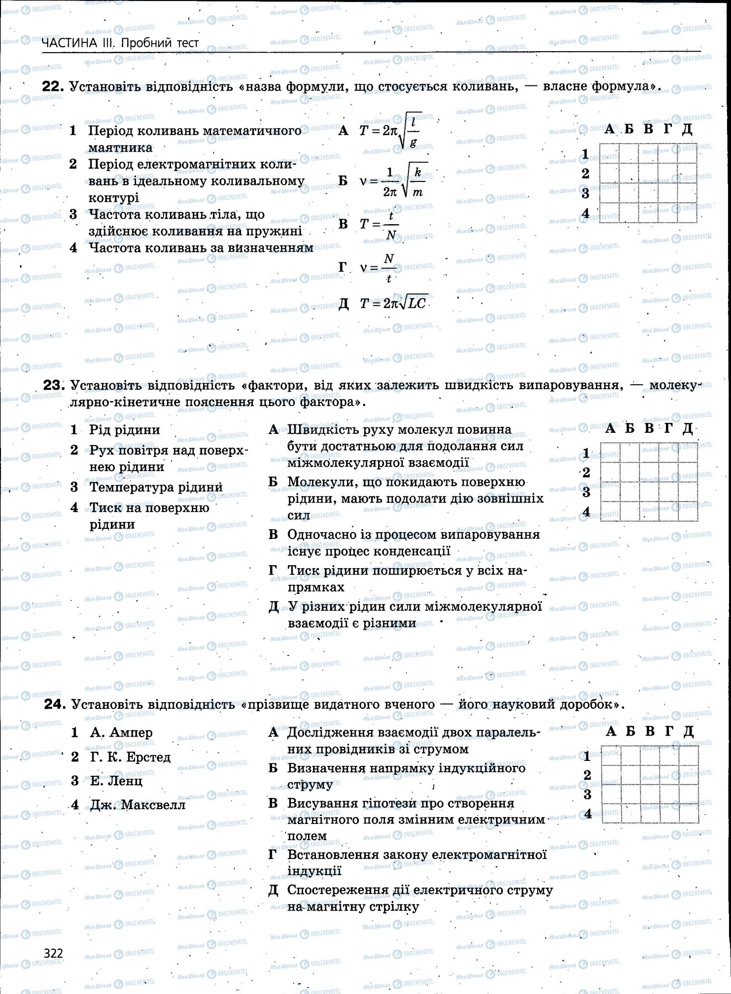 ЗНО Фізика 11 клас сторінка 322