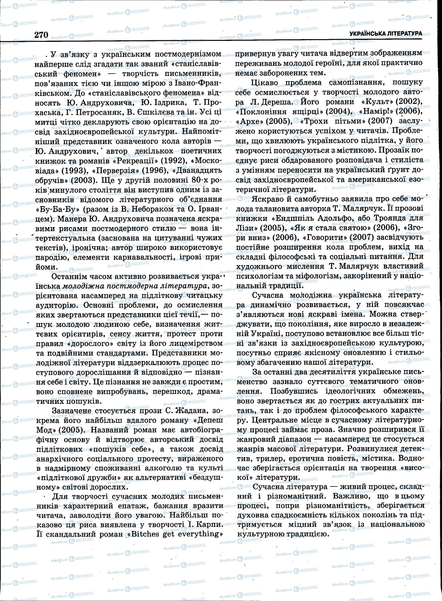 ЗНО Укр мова 11 класс страница 268