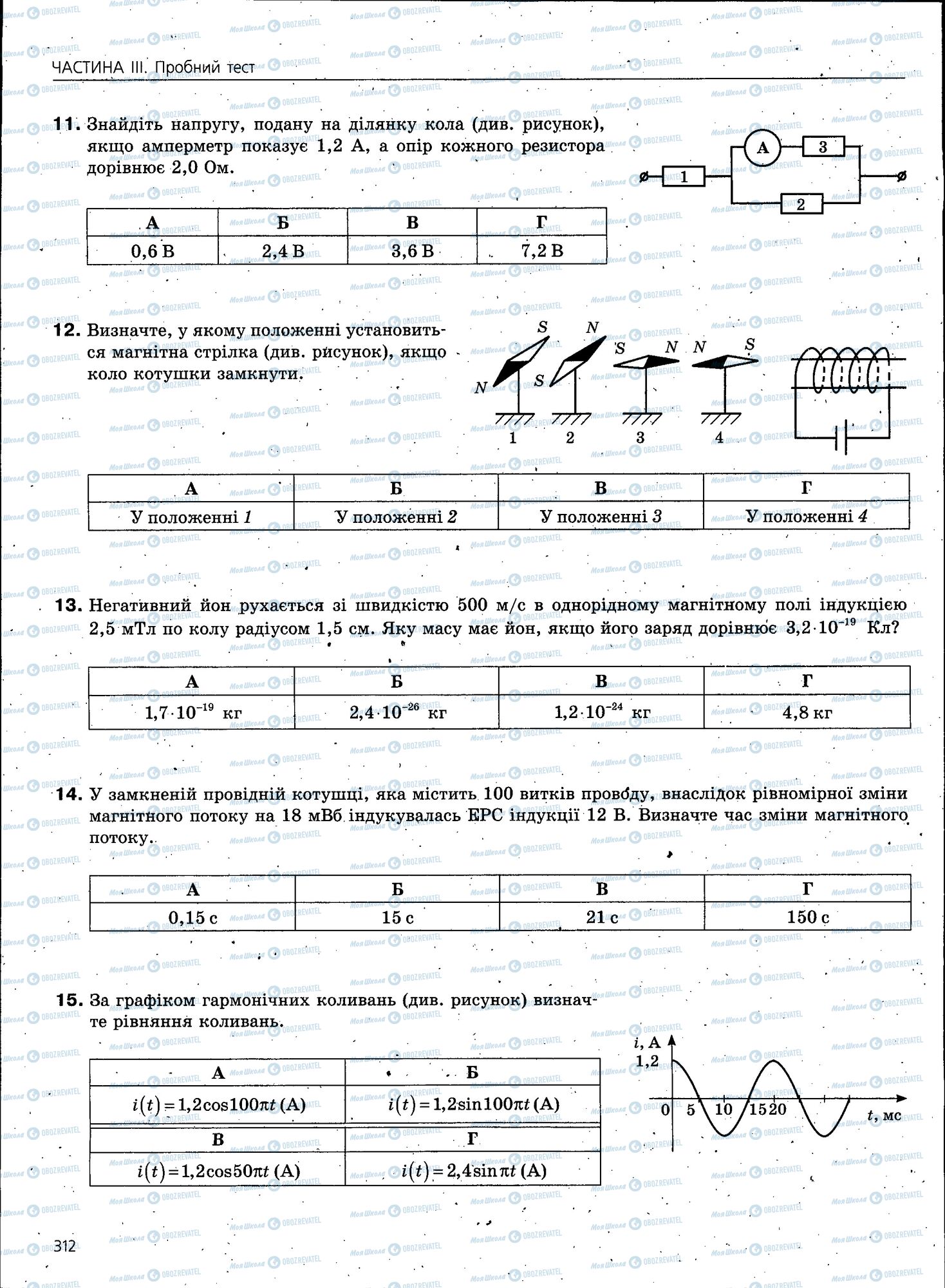 ЗНО Физика 11 класс страница 312