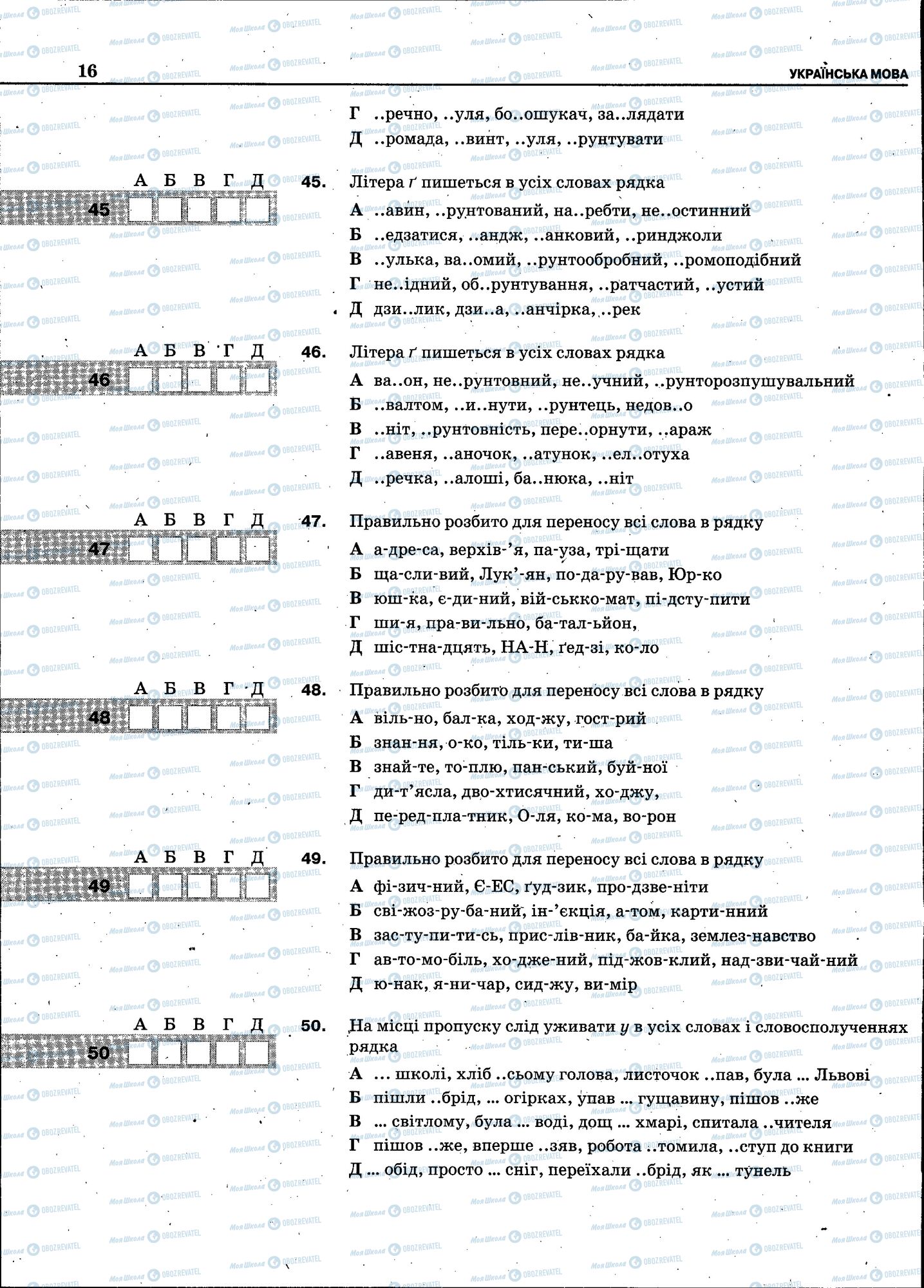 ЗНО Укр мова 11 класс страница 014