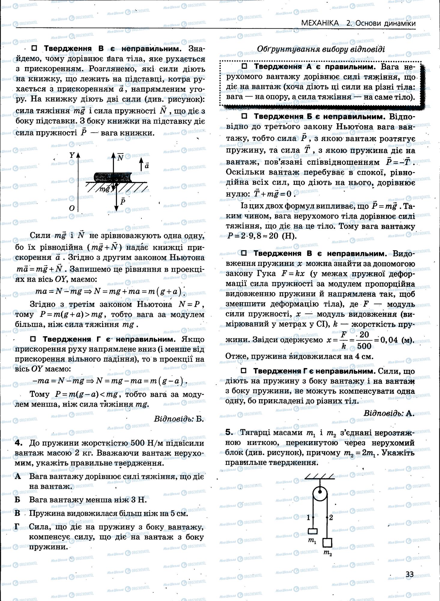 ЗНО Фізика 11 клас сторінка 033