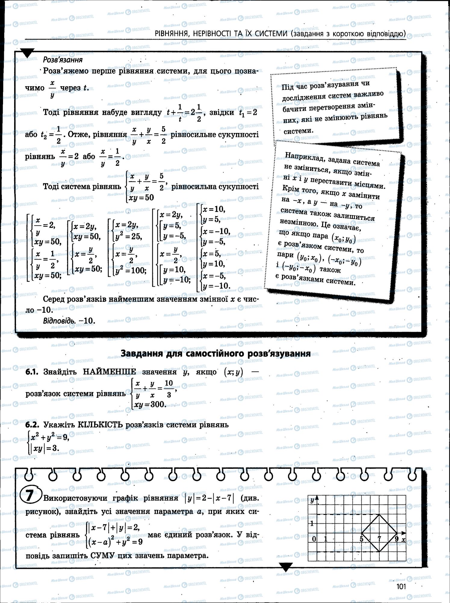 ЗНО Математика 11 клас сторінка 101