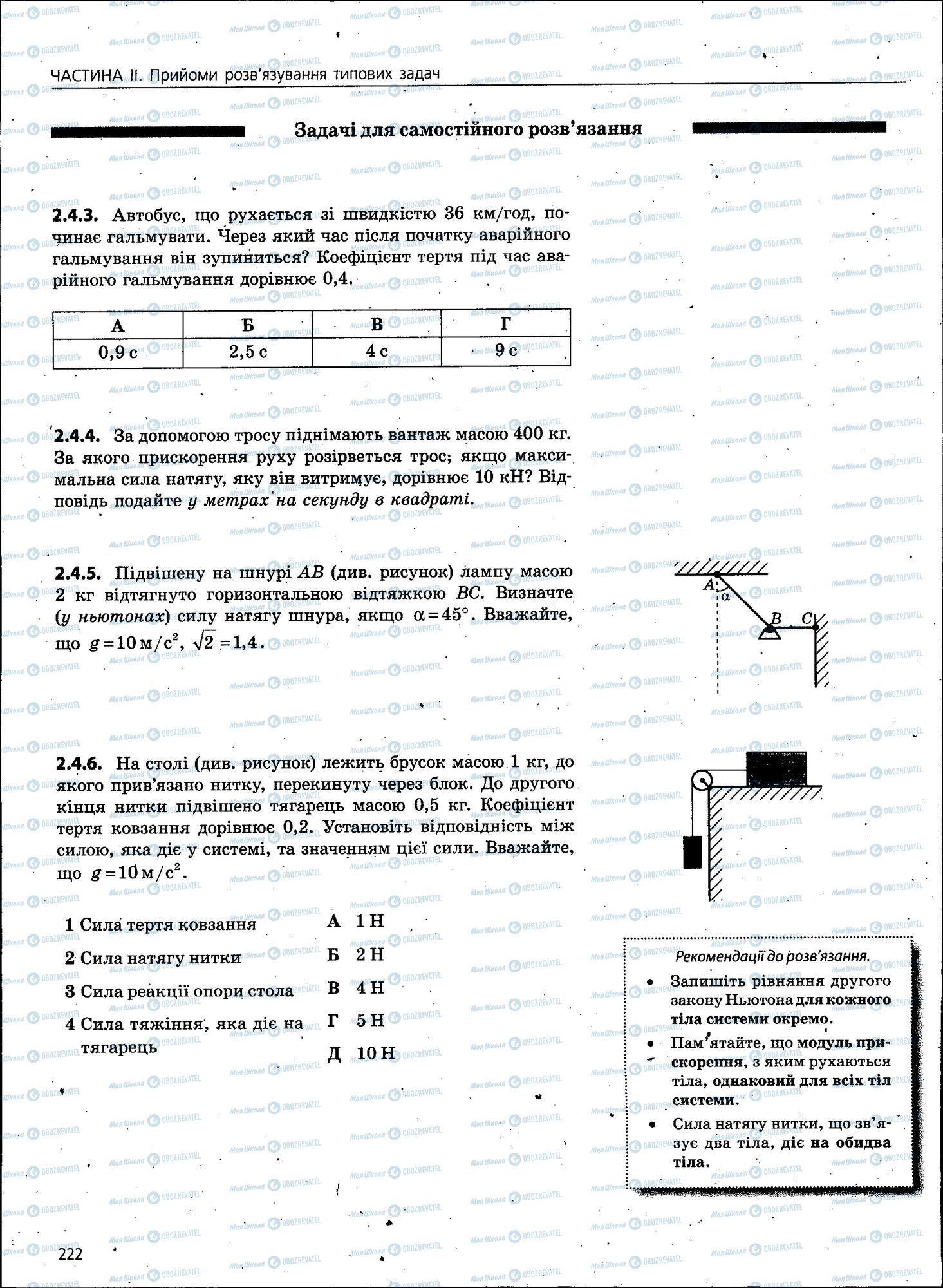 ЗНО Фізика 11 клас сторінка 222
