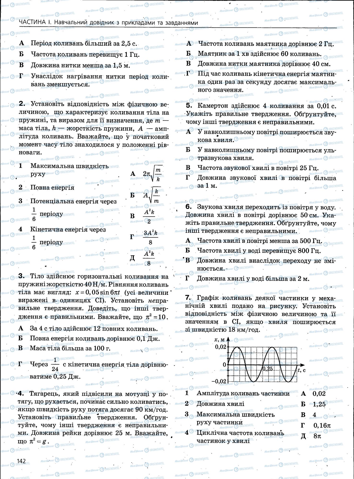 ЗНО Фізика 11 клас сторінка 142