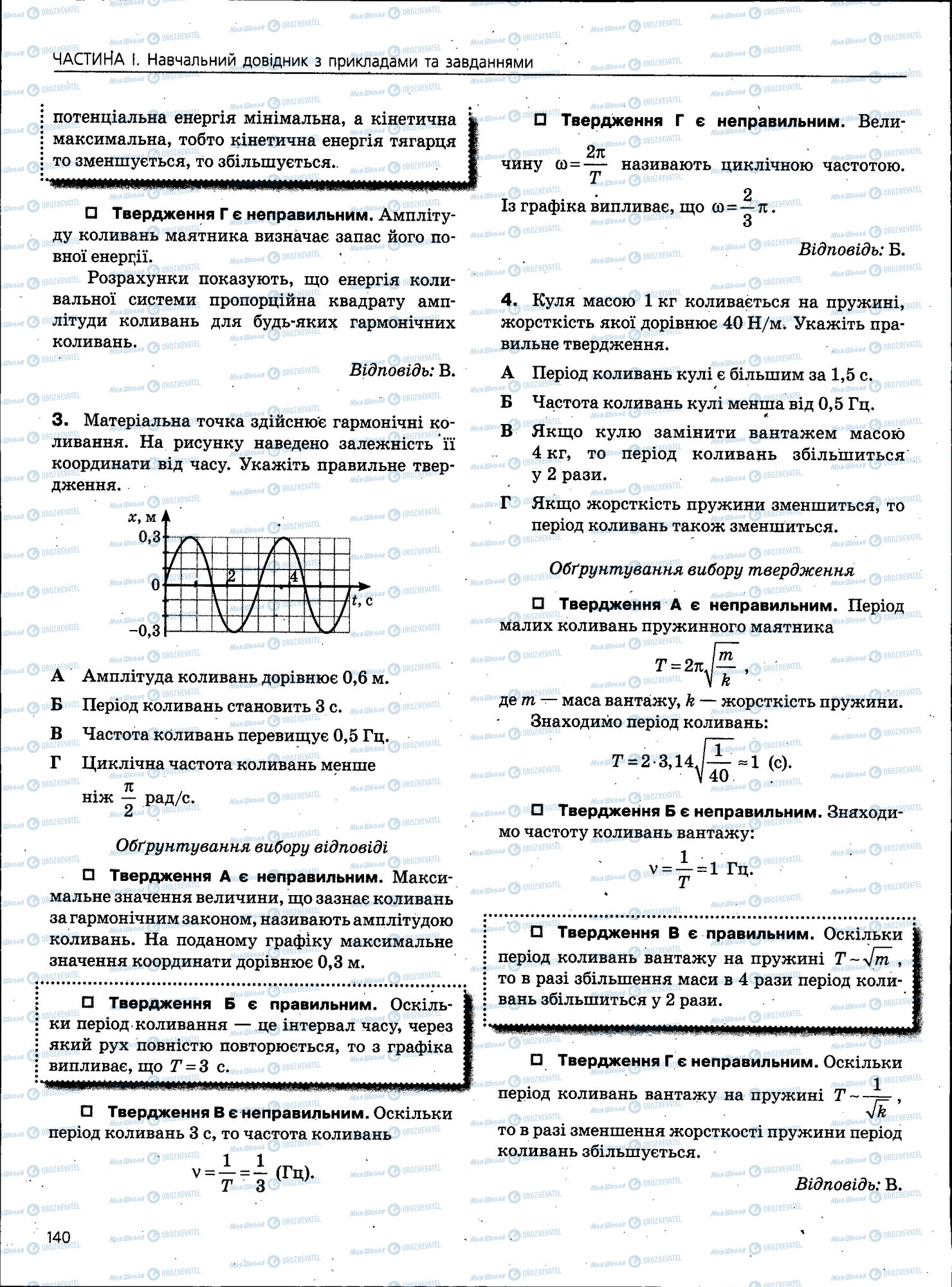 ЗНО Фізика 11 клас сторінка 140