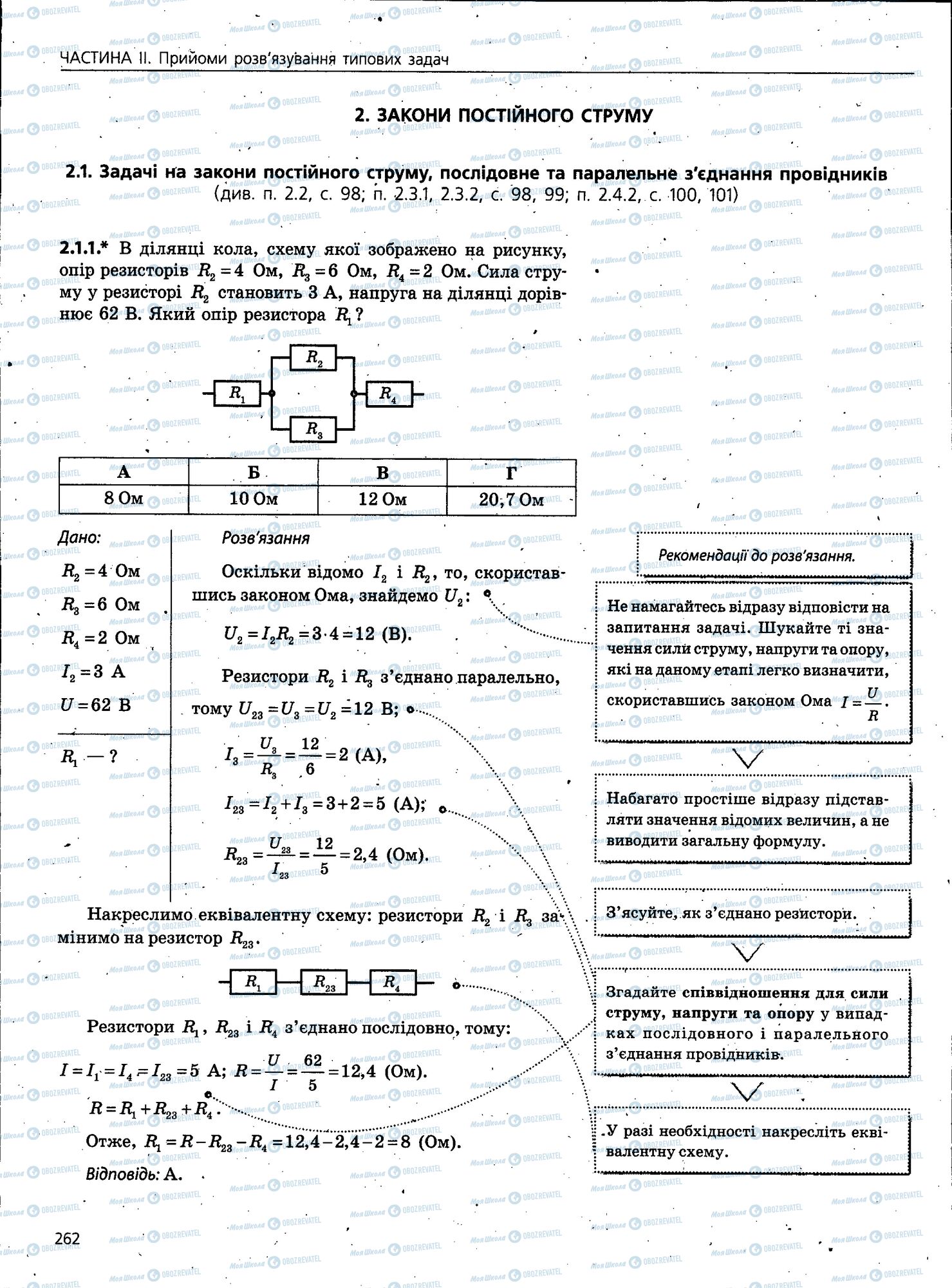 ЗНО Физика 11 класс страница 262