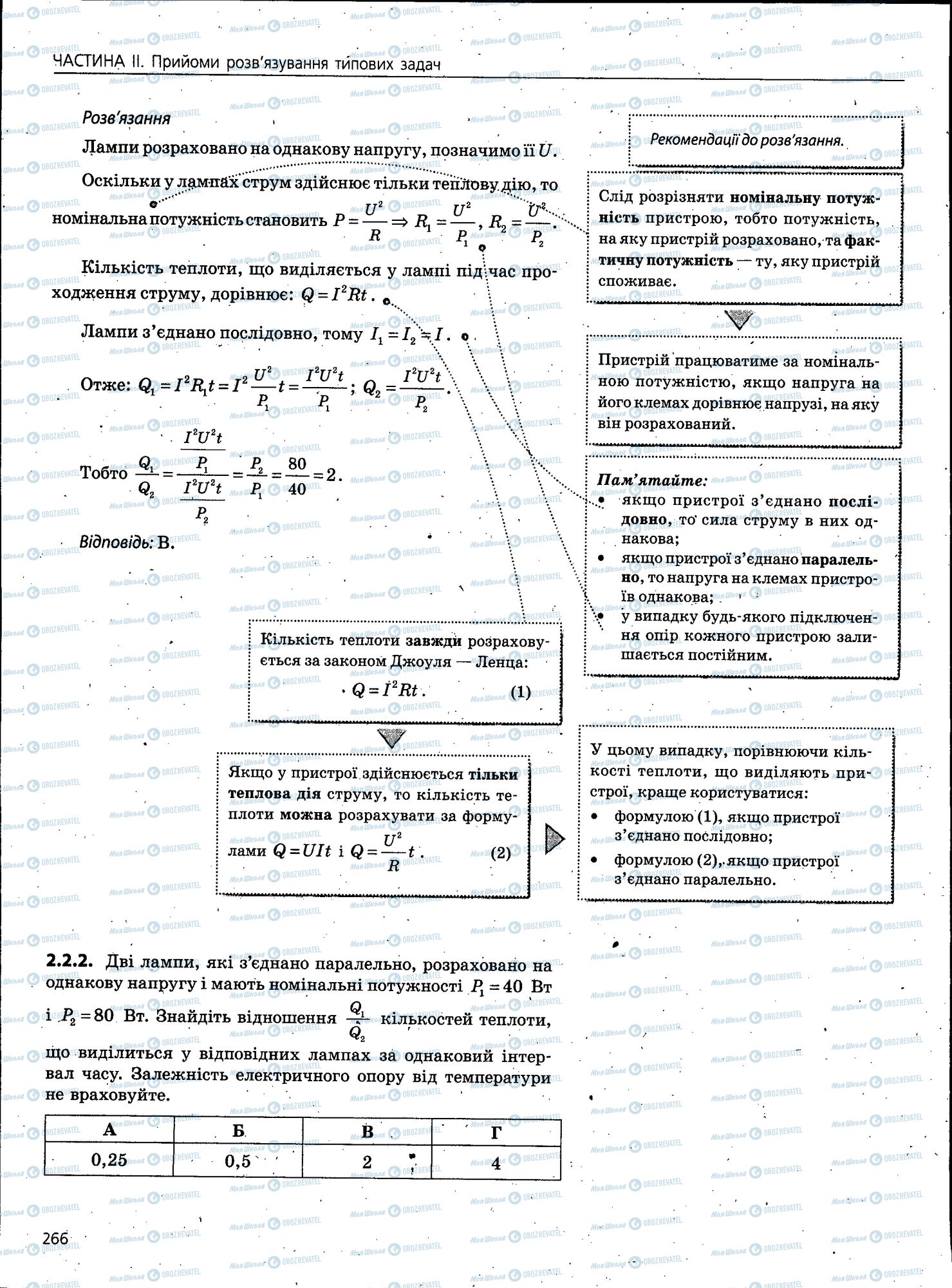 ЗНО Фізика 11 клас сторінка 266