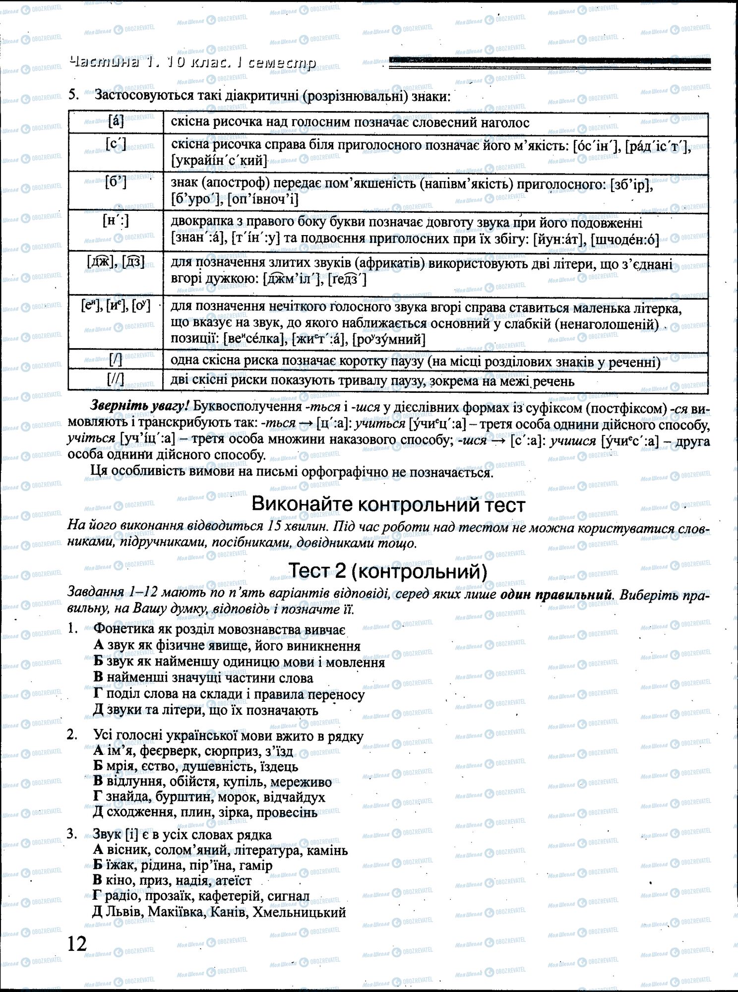 ДПА Українська мова 4 клас сторінка 012
